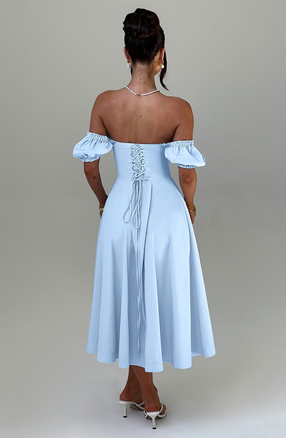 minilena Elora Midi Dress Blue