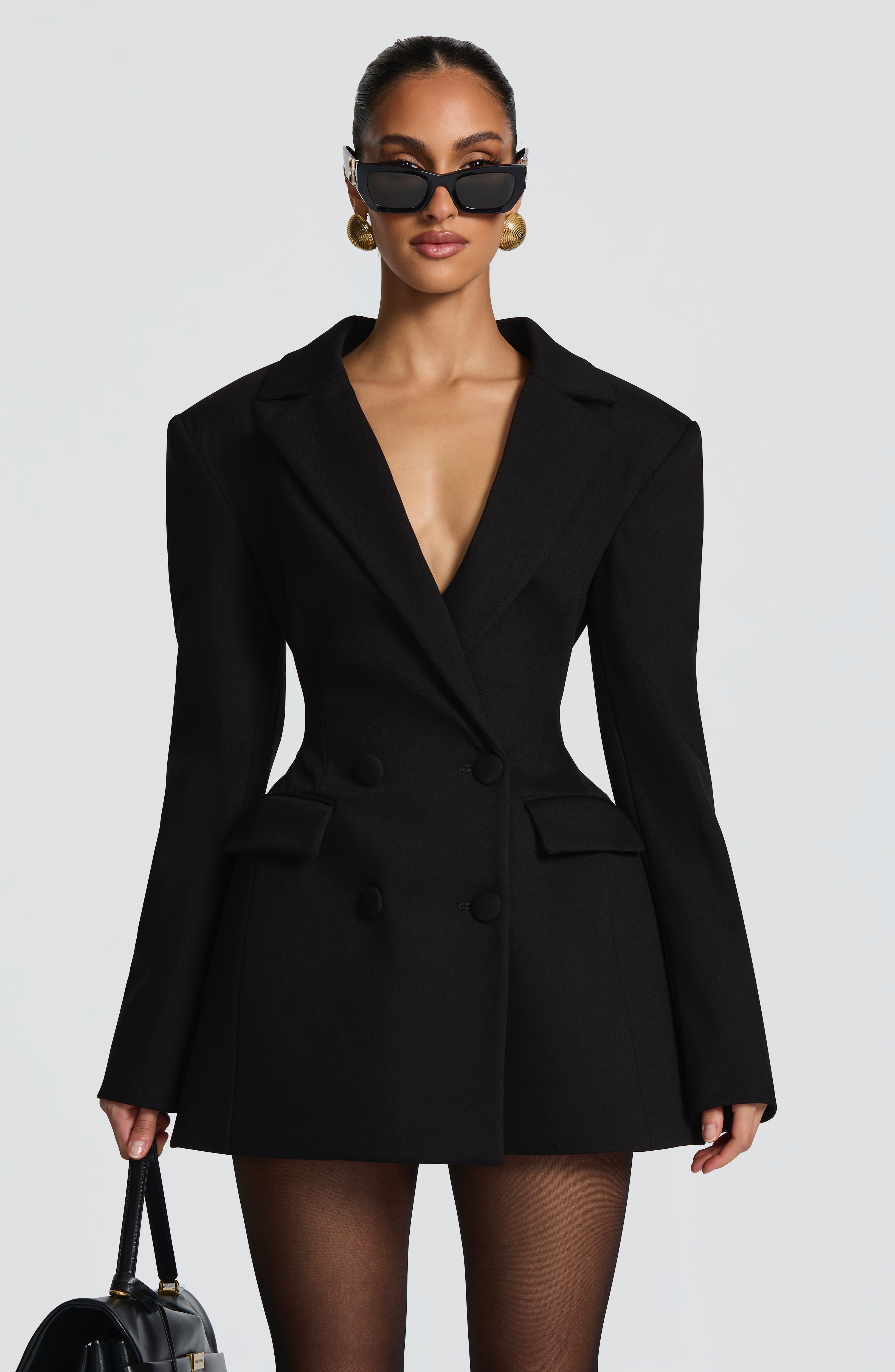 minilena Elvira Mini Dress Black