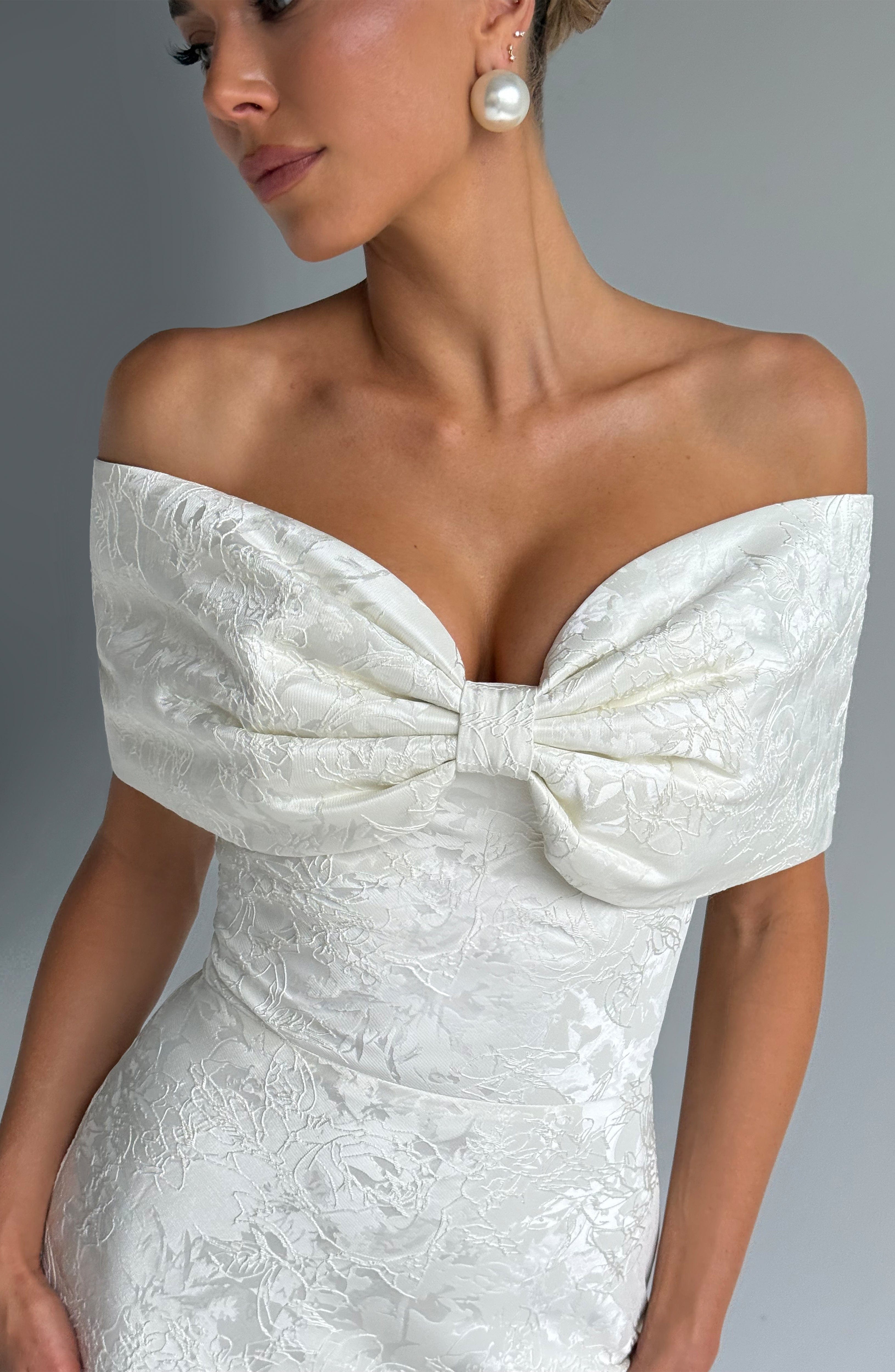 minilena Emberly Maxi Dress Ivory