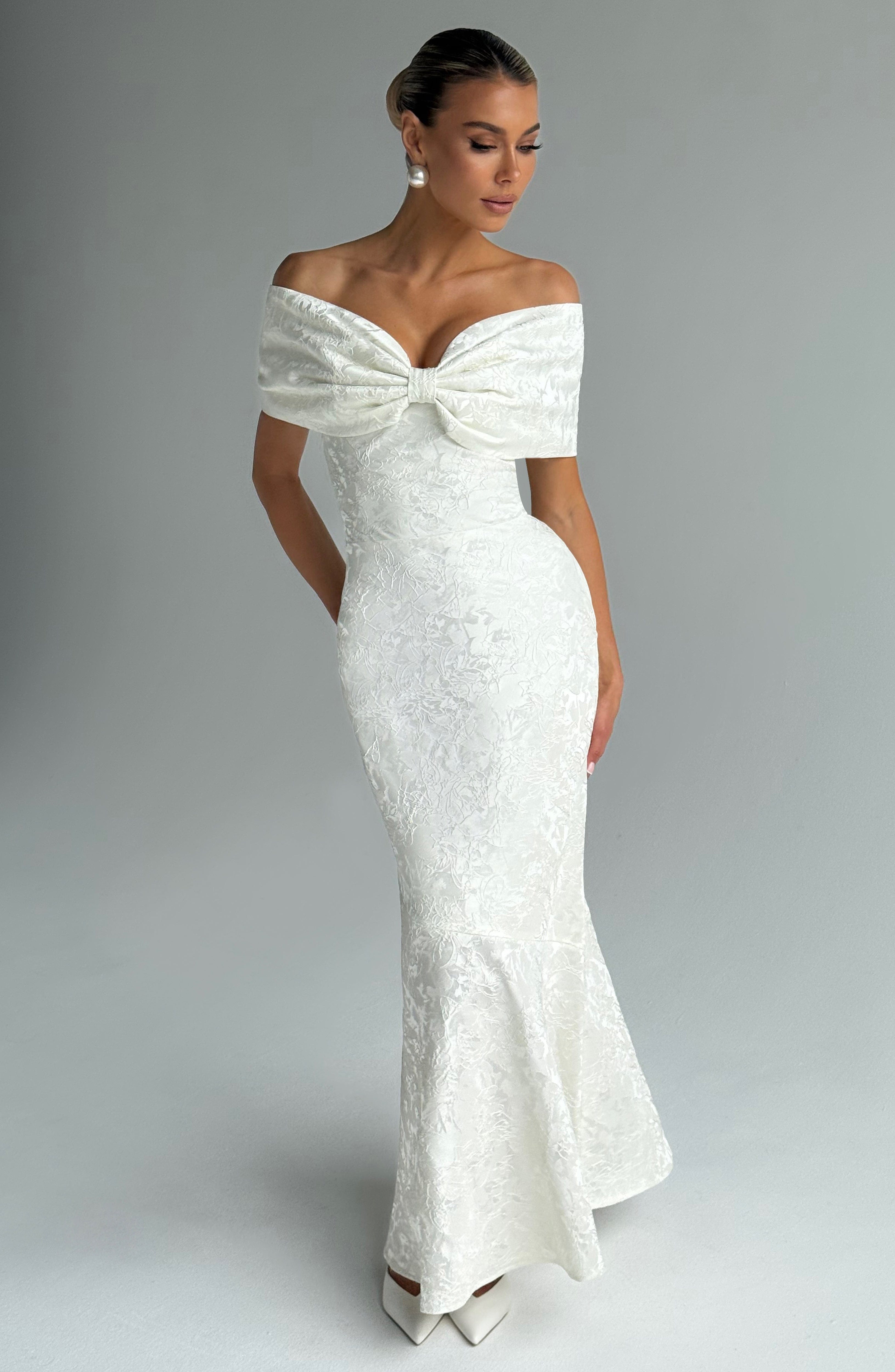 minilena Emberly Maxi Dress Ivory