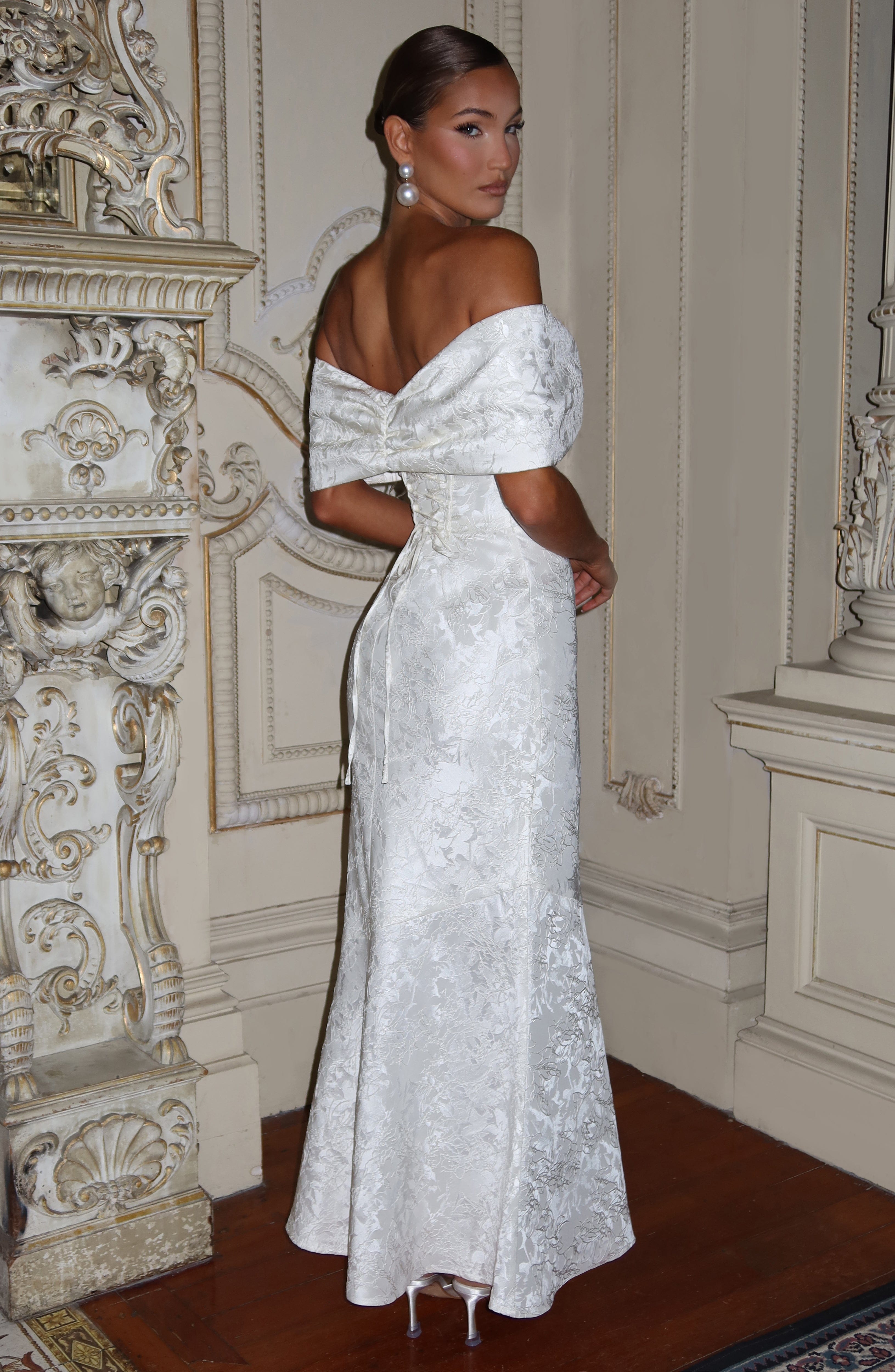 minilena Emberly Maxi Dress Ivory