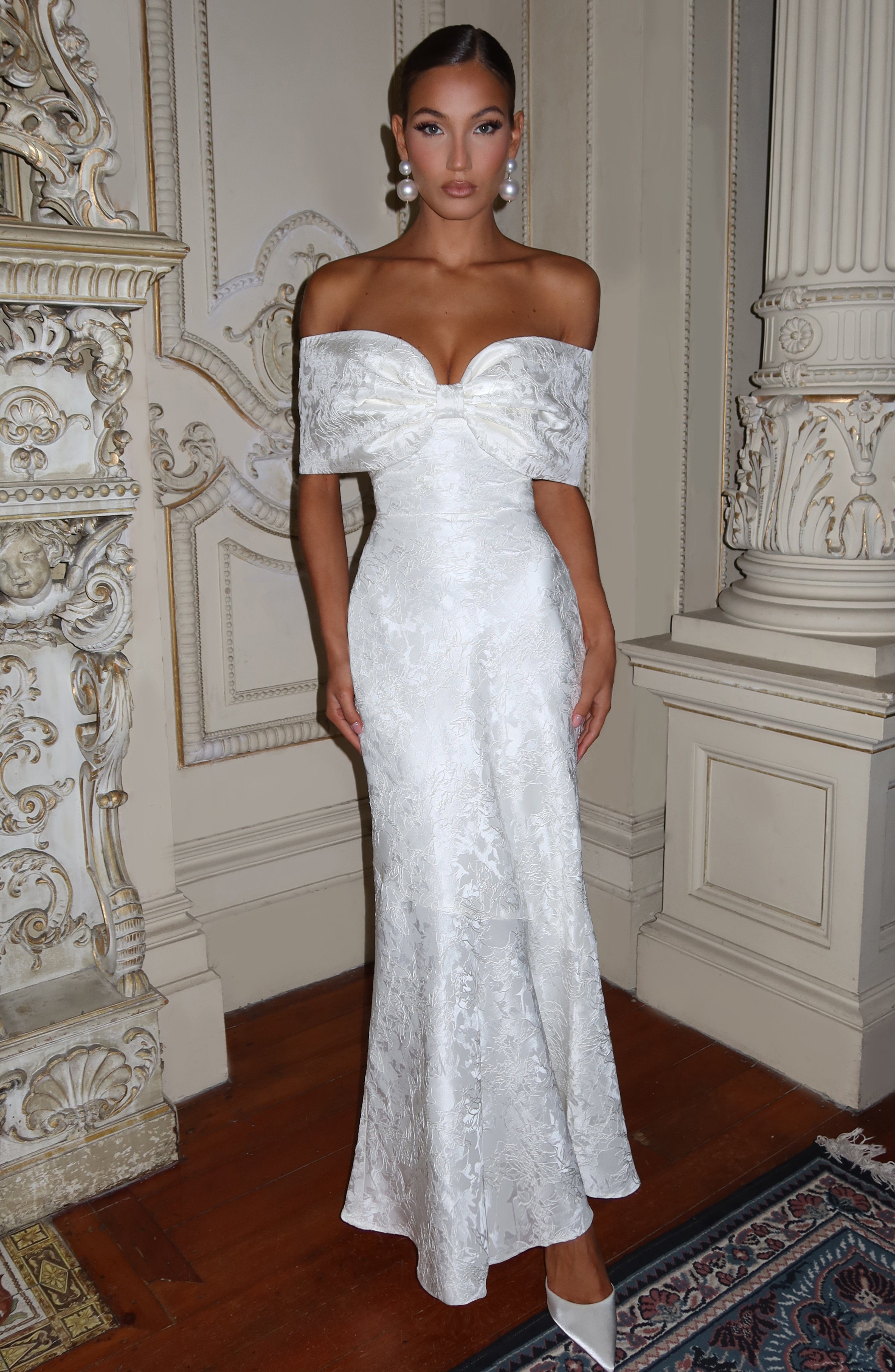 minilena Emberly Maxi Dress Ivory