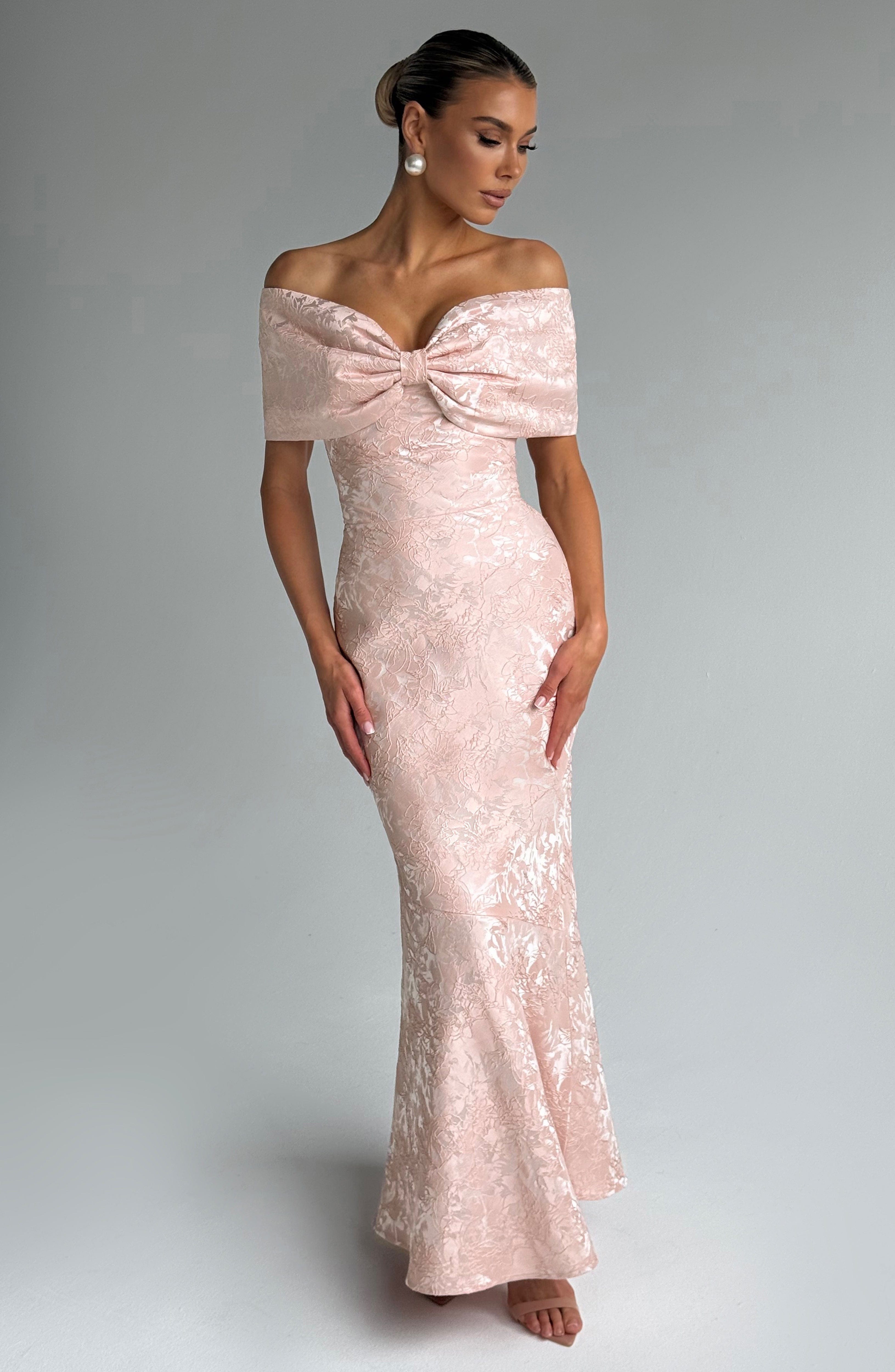 minilena Emberly Maxi Dress Soft Peach