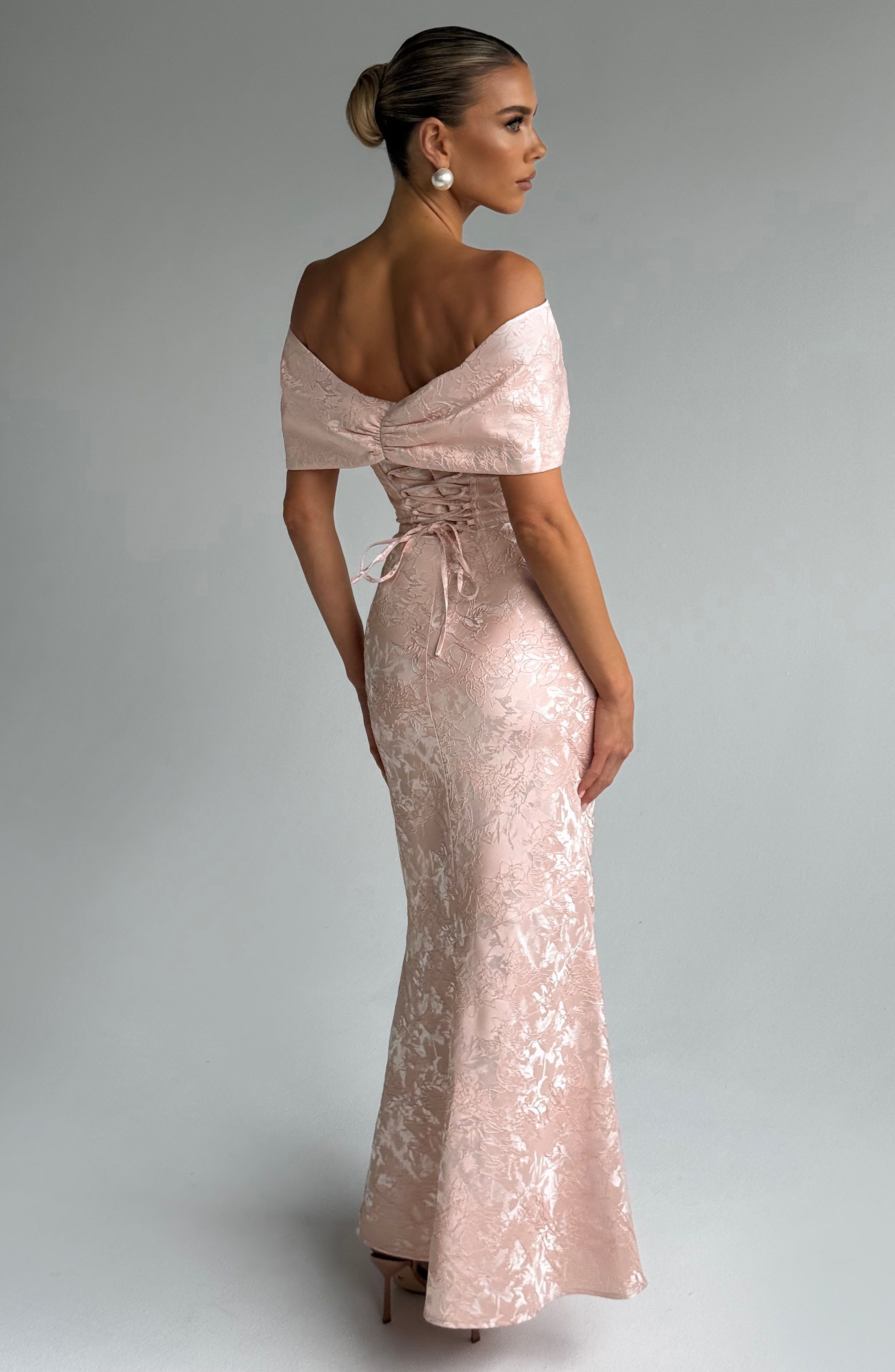 minilena Emberly Maxi Dress Soft Peach