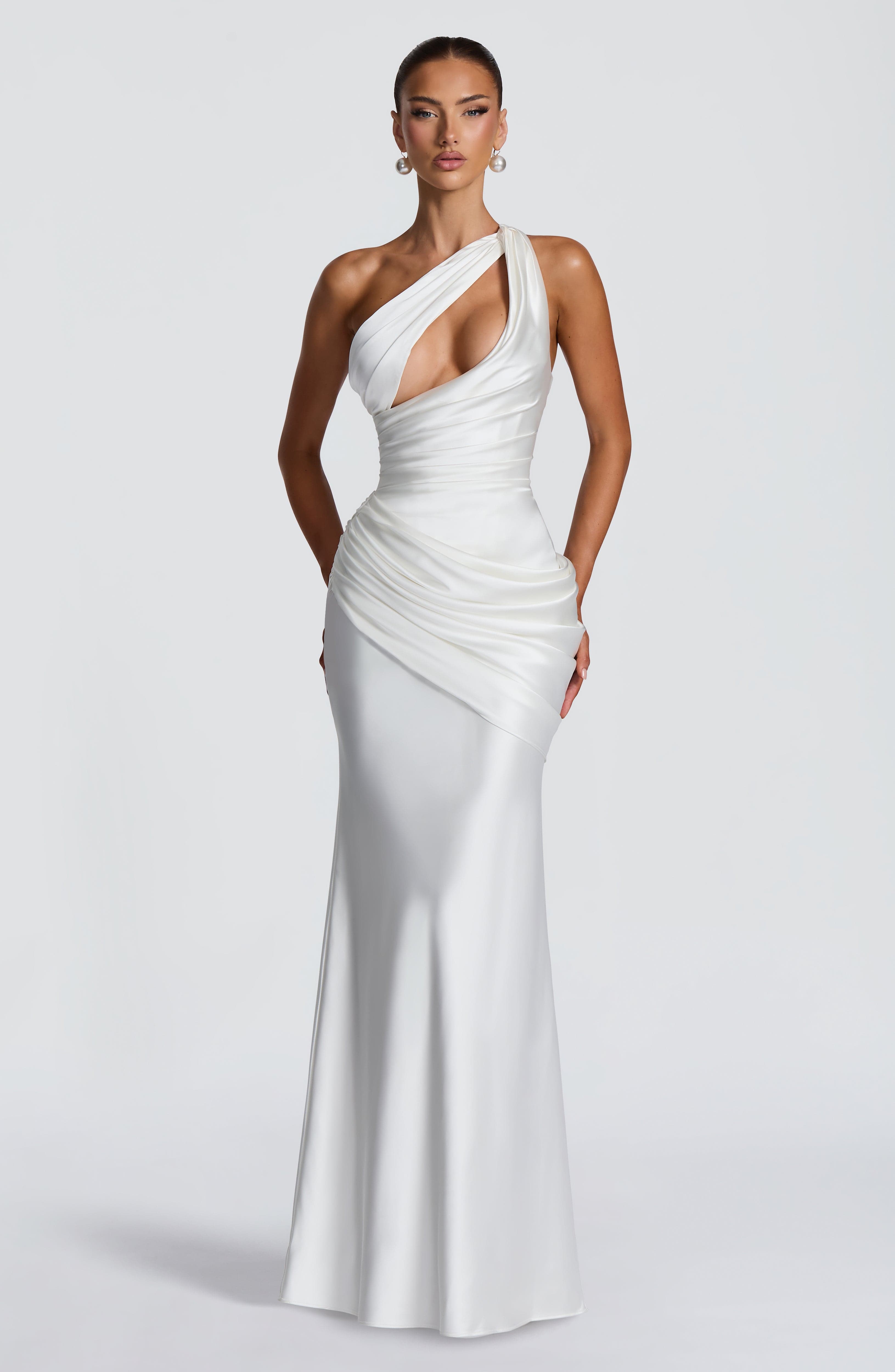 minilena Emina Maxi Dress Ivory