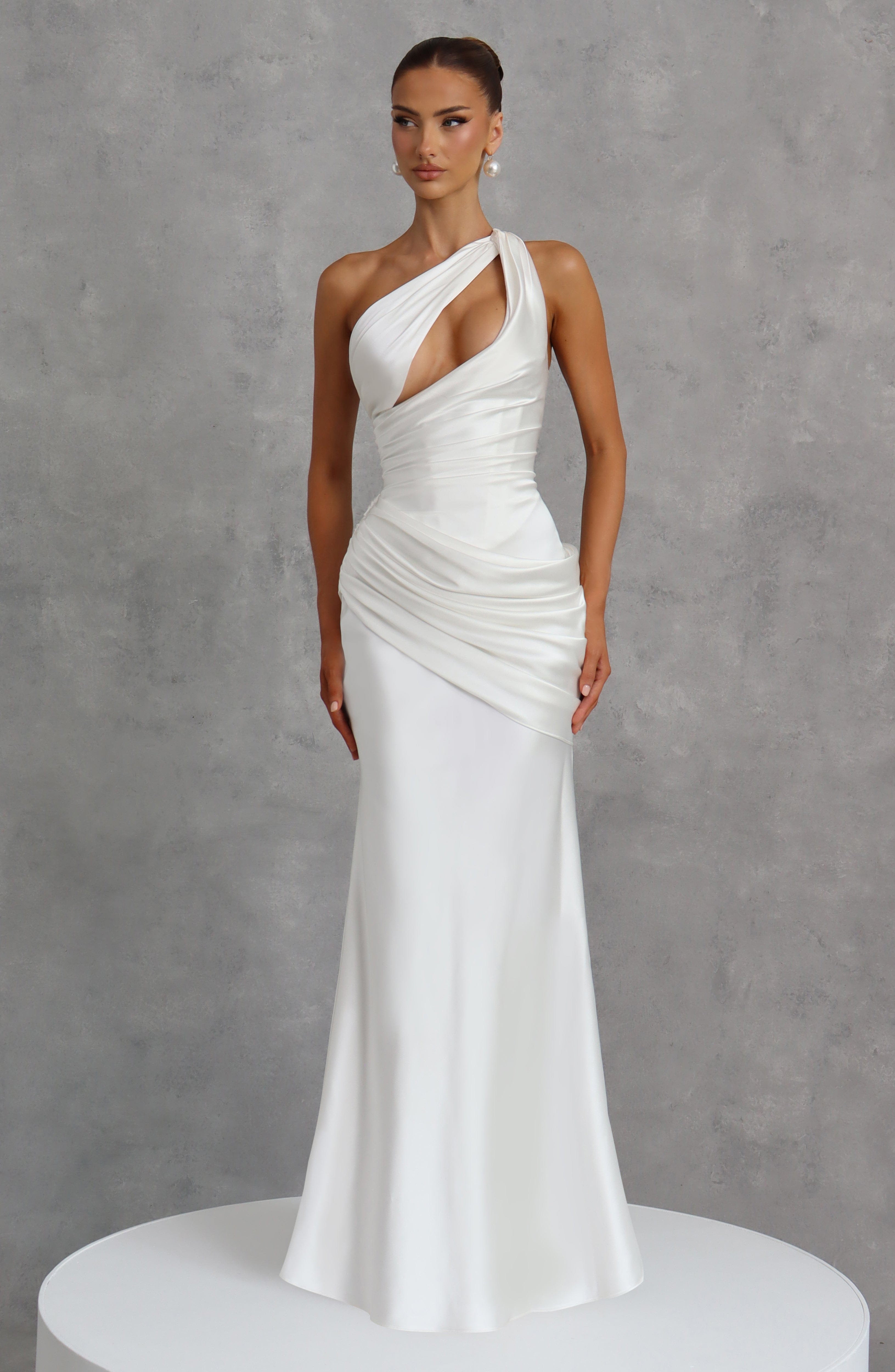 minilena Emina Maxi Dress Ivory