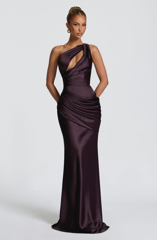 minilena Emina Maxi Dress Plum