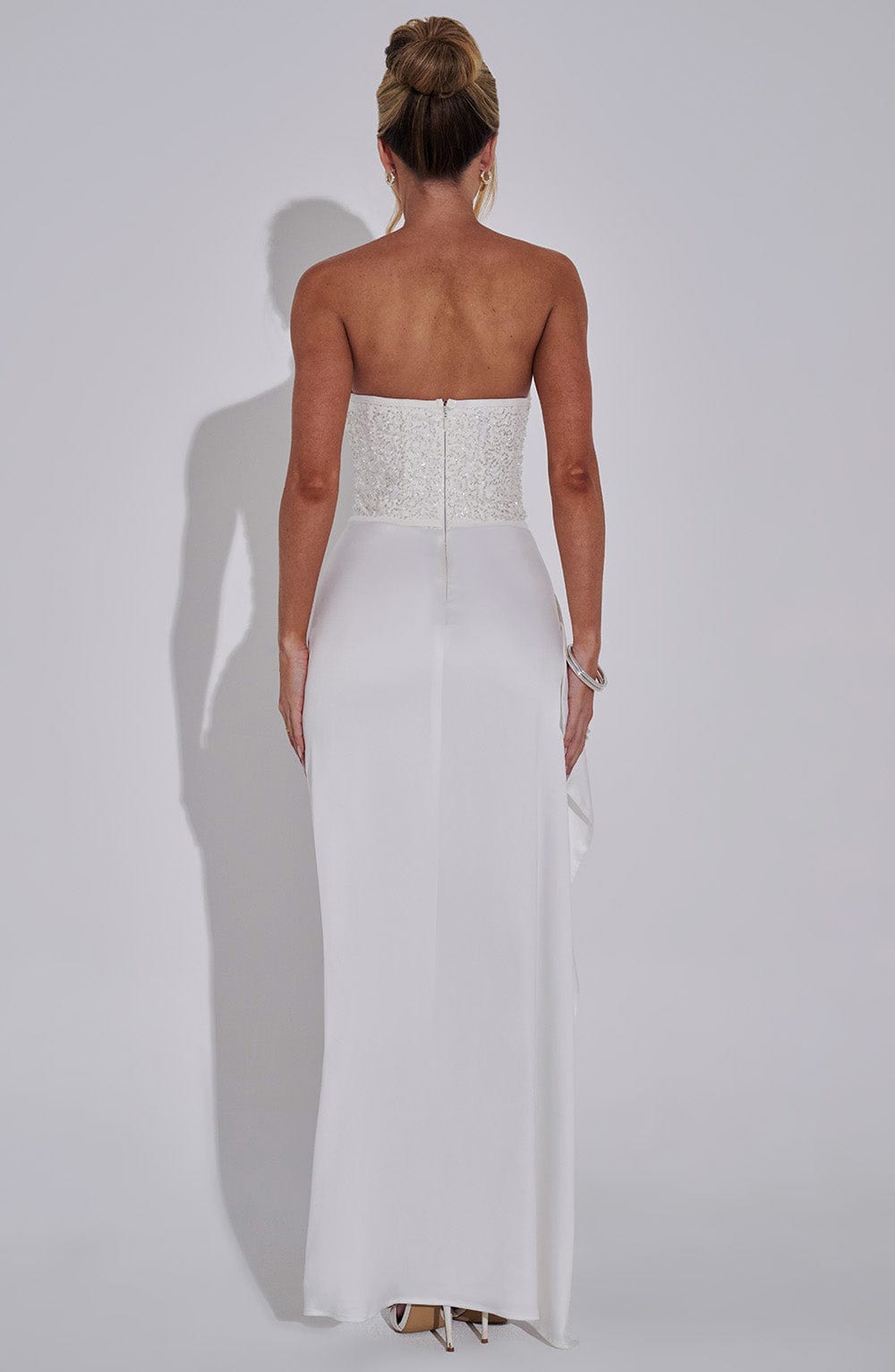 minilena Emrielle Maxi Dress Ivory