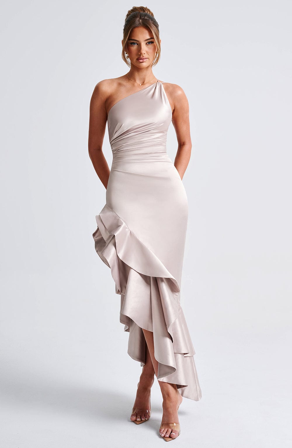 minilena Esmeraya Maxi Dress Champagne
