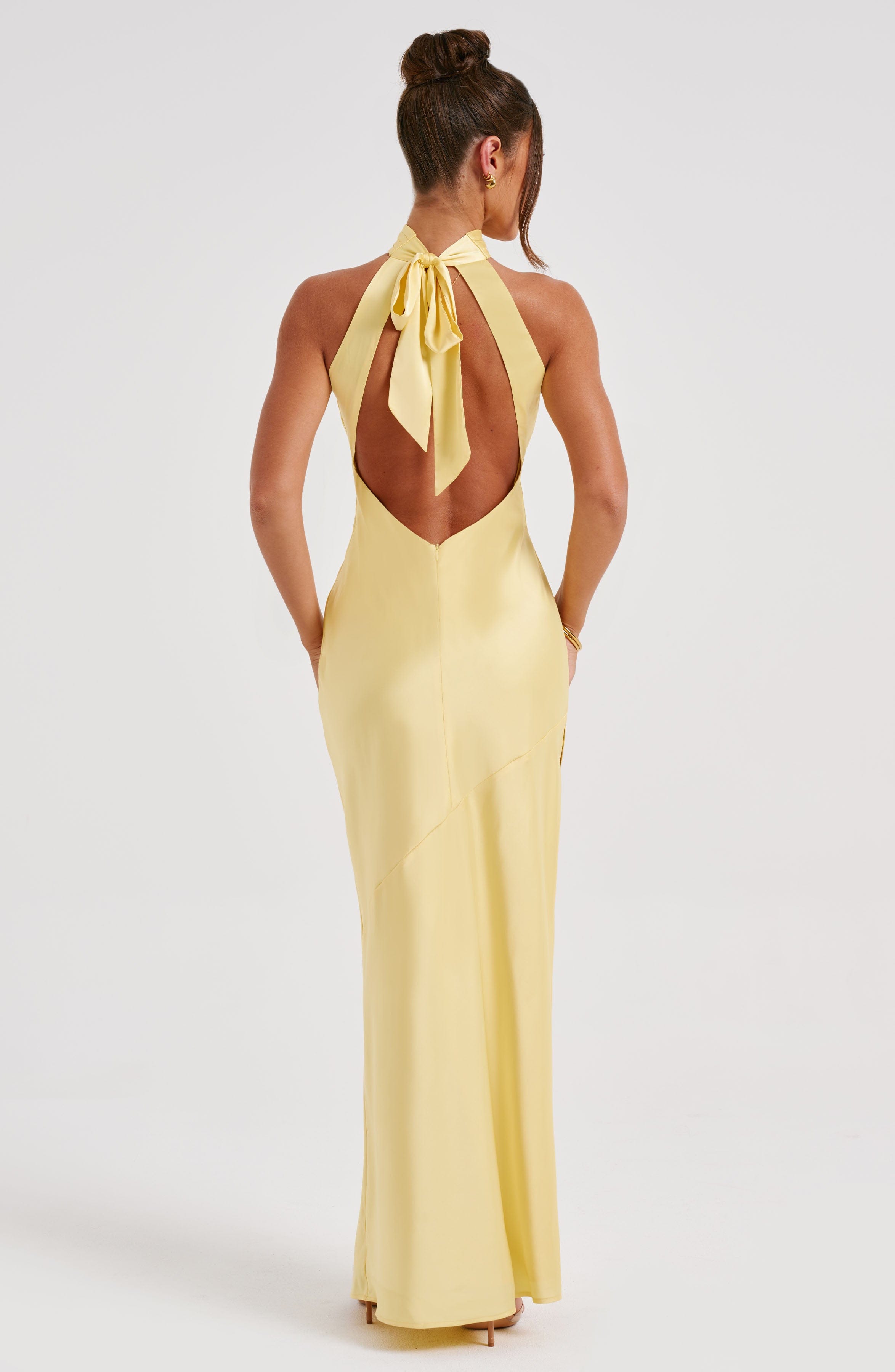 minilena Etta Maxi Dress Lemon