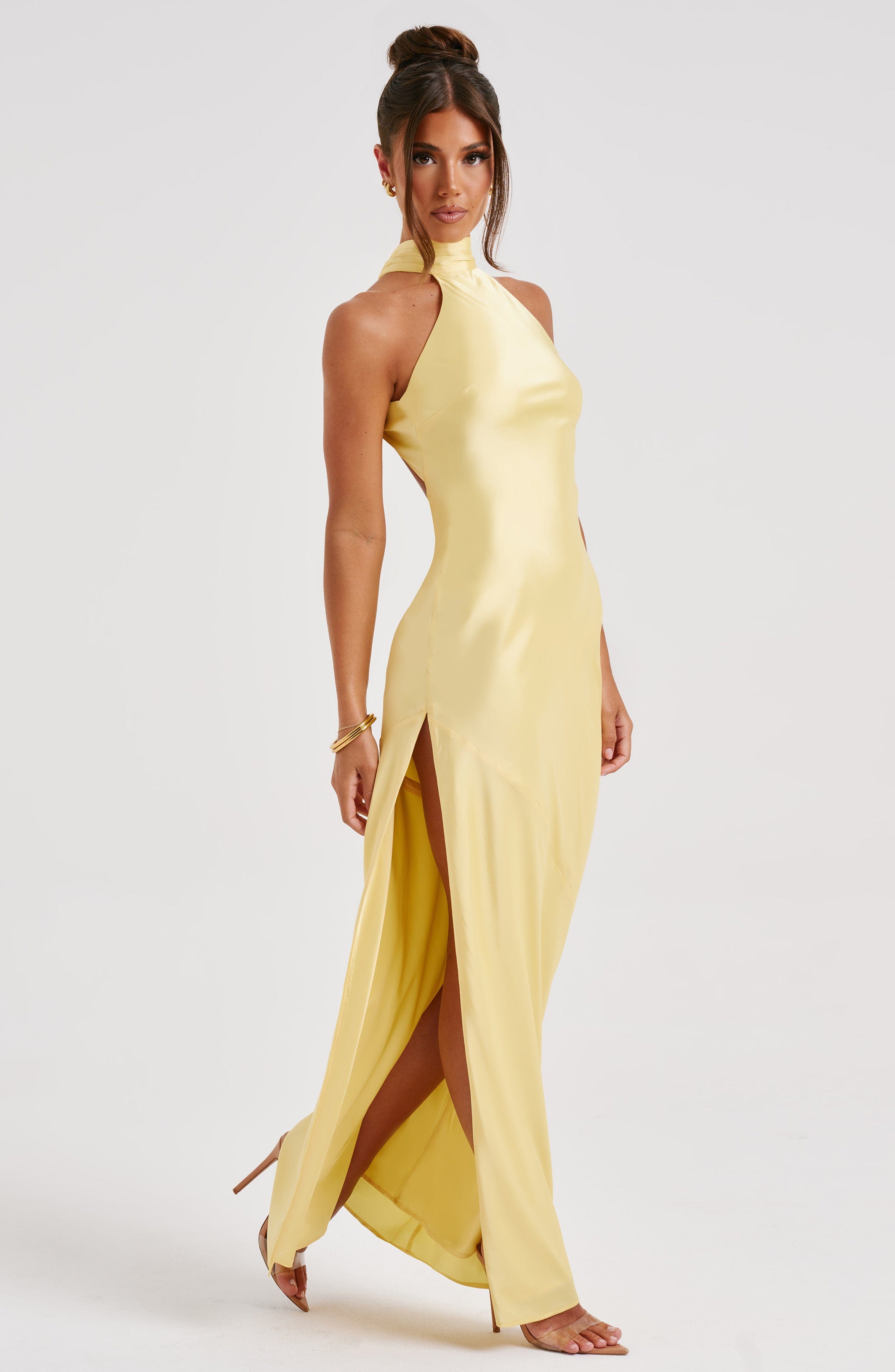 minilena Etta Maxi Dress Lemon