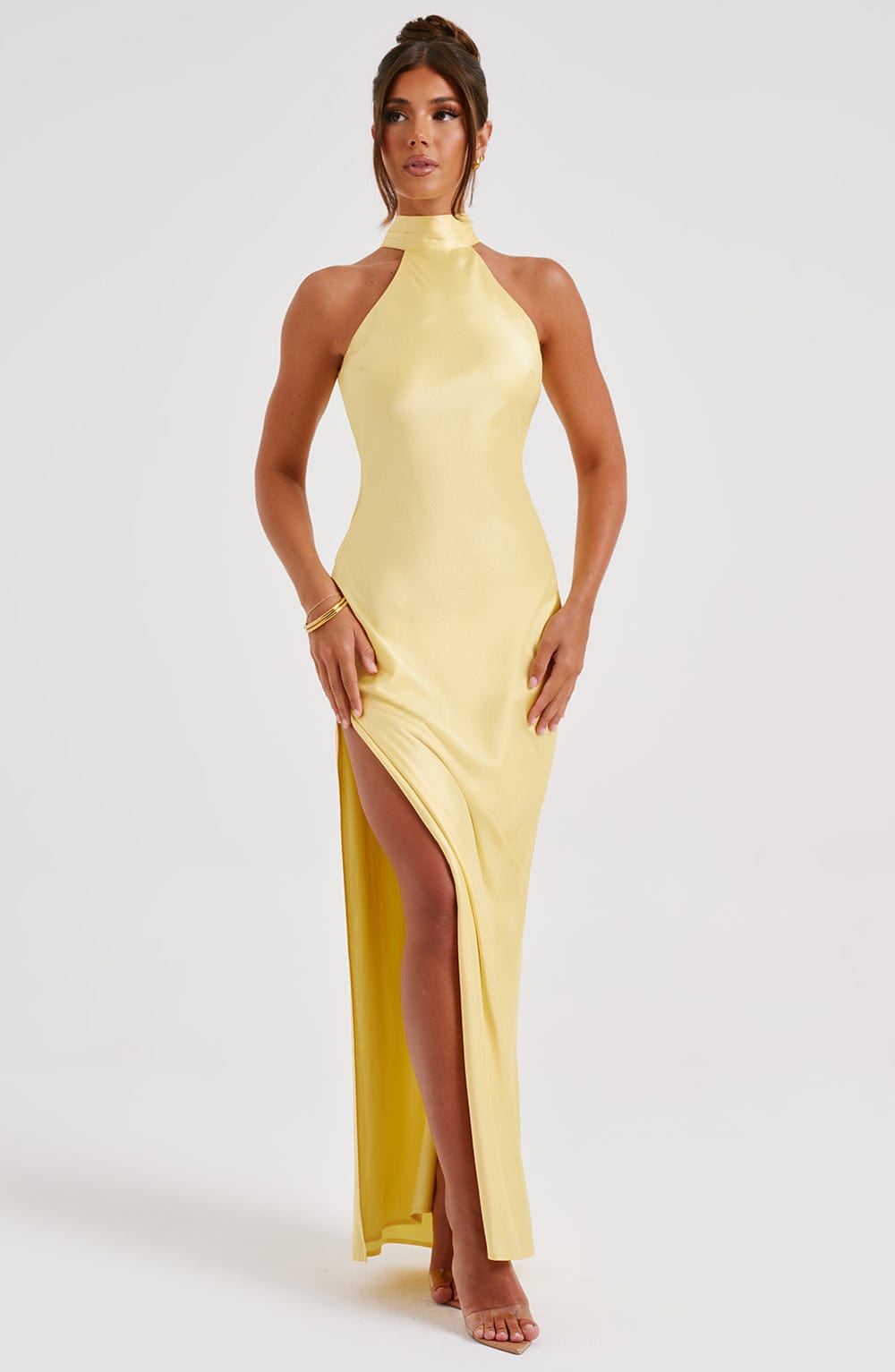 minilena Etta Maxi Dress Lemon