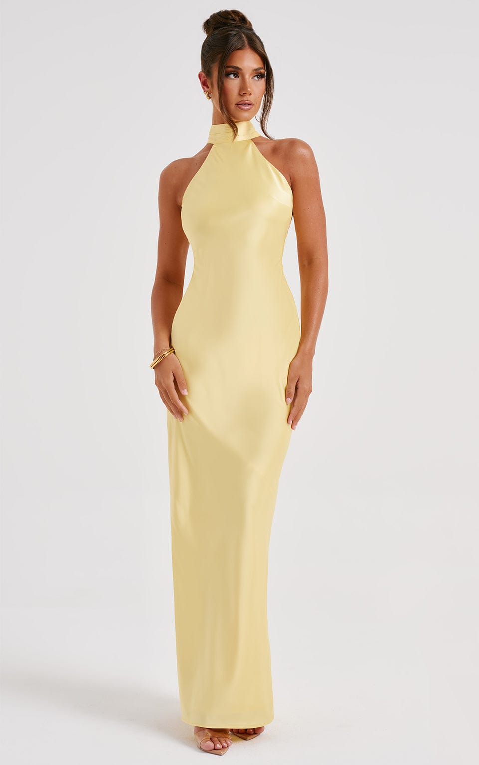 minilena Etta Maxi Dress Lemon