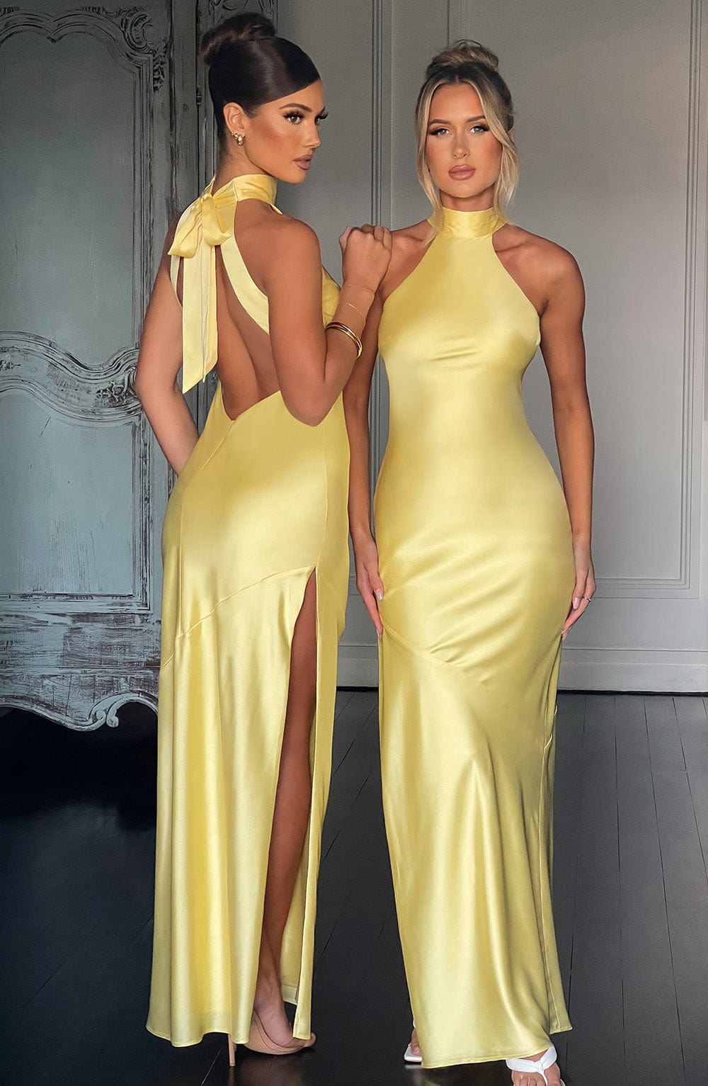 minilena Etta Maxi Dress Lemon