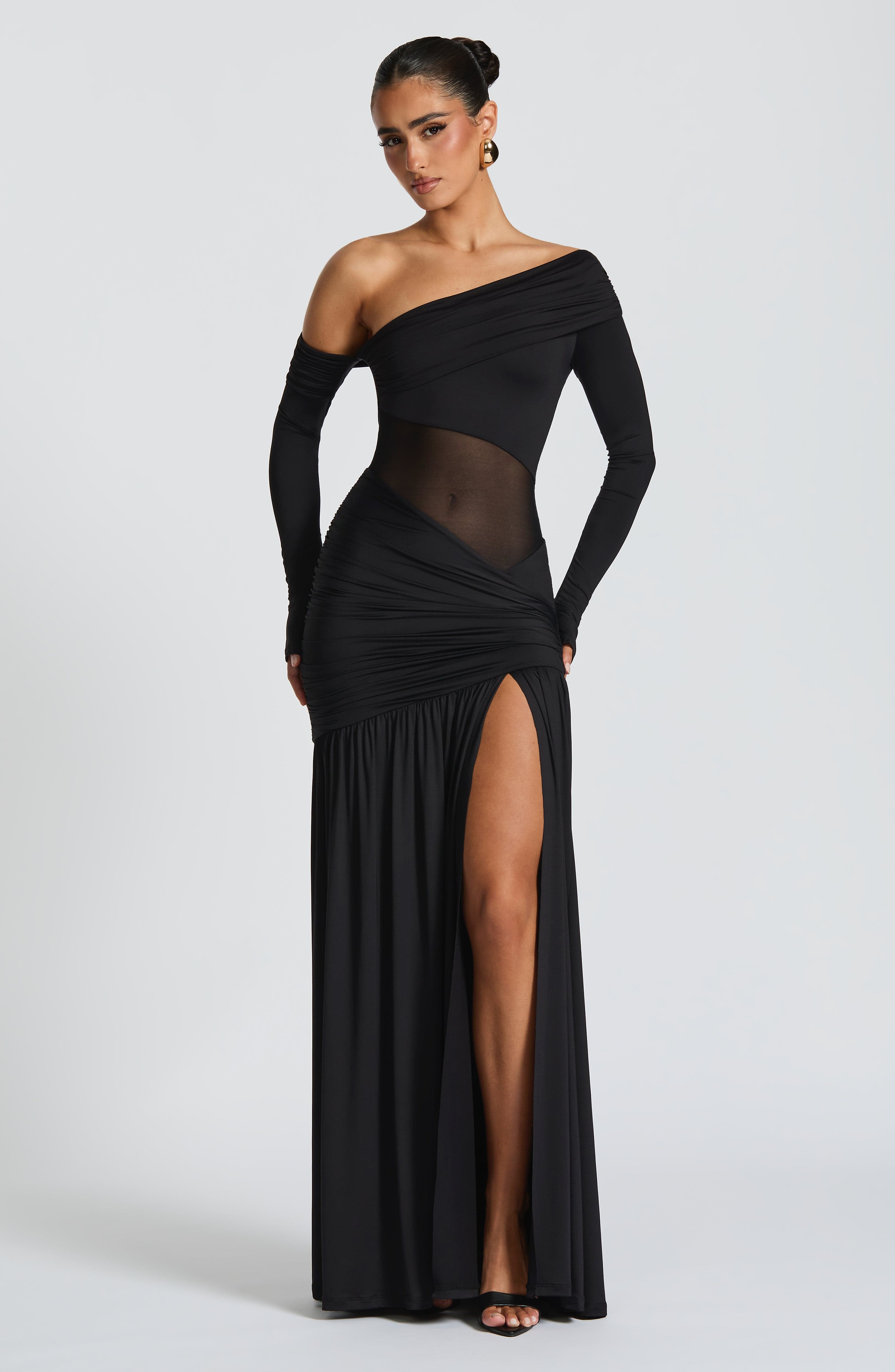 minilena Ettalie Maxi Dress Black