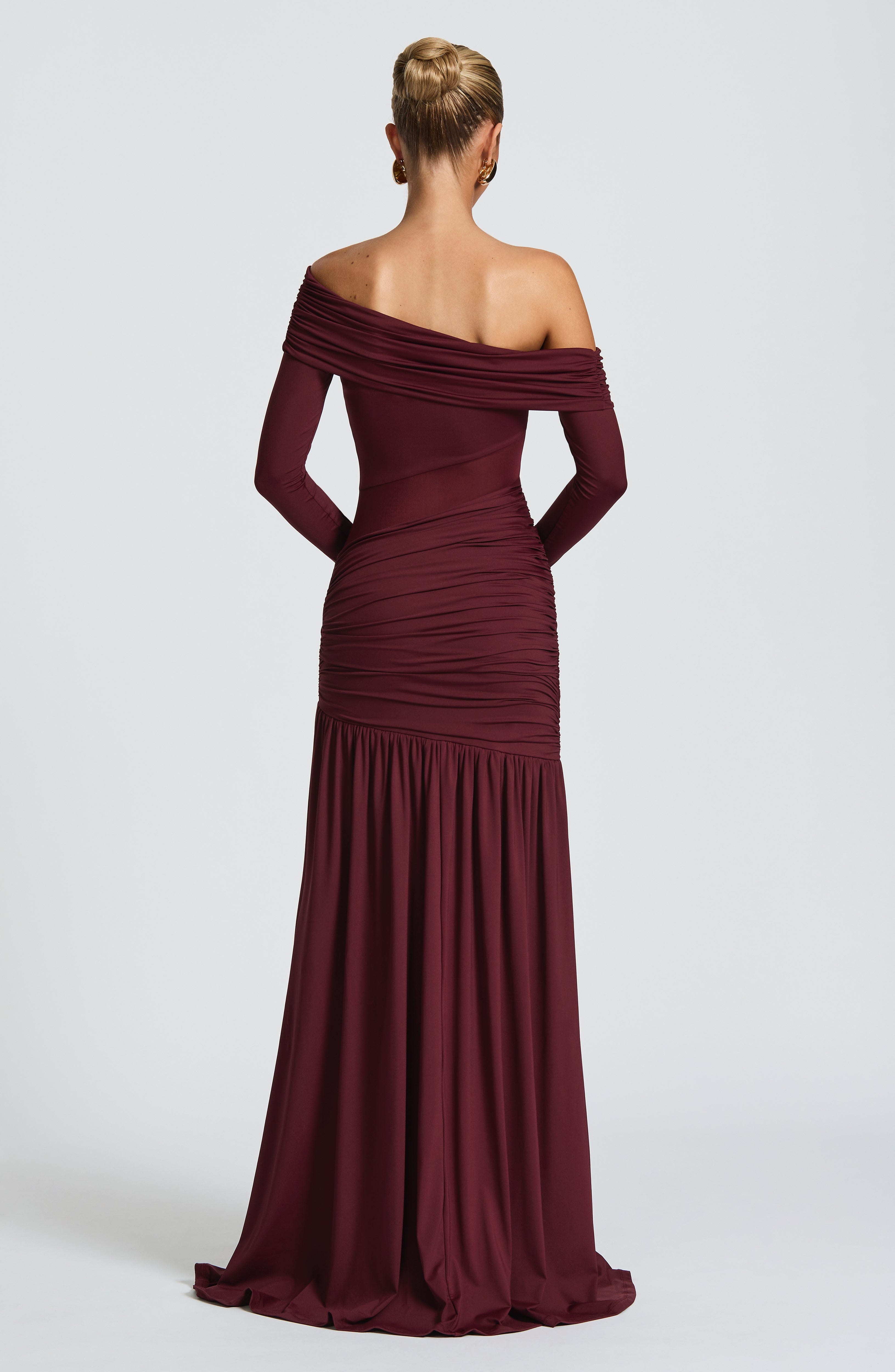 minilena Ettalie Maxi Dress Cherry Lacquer