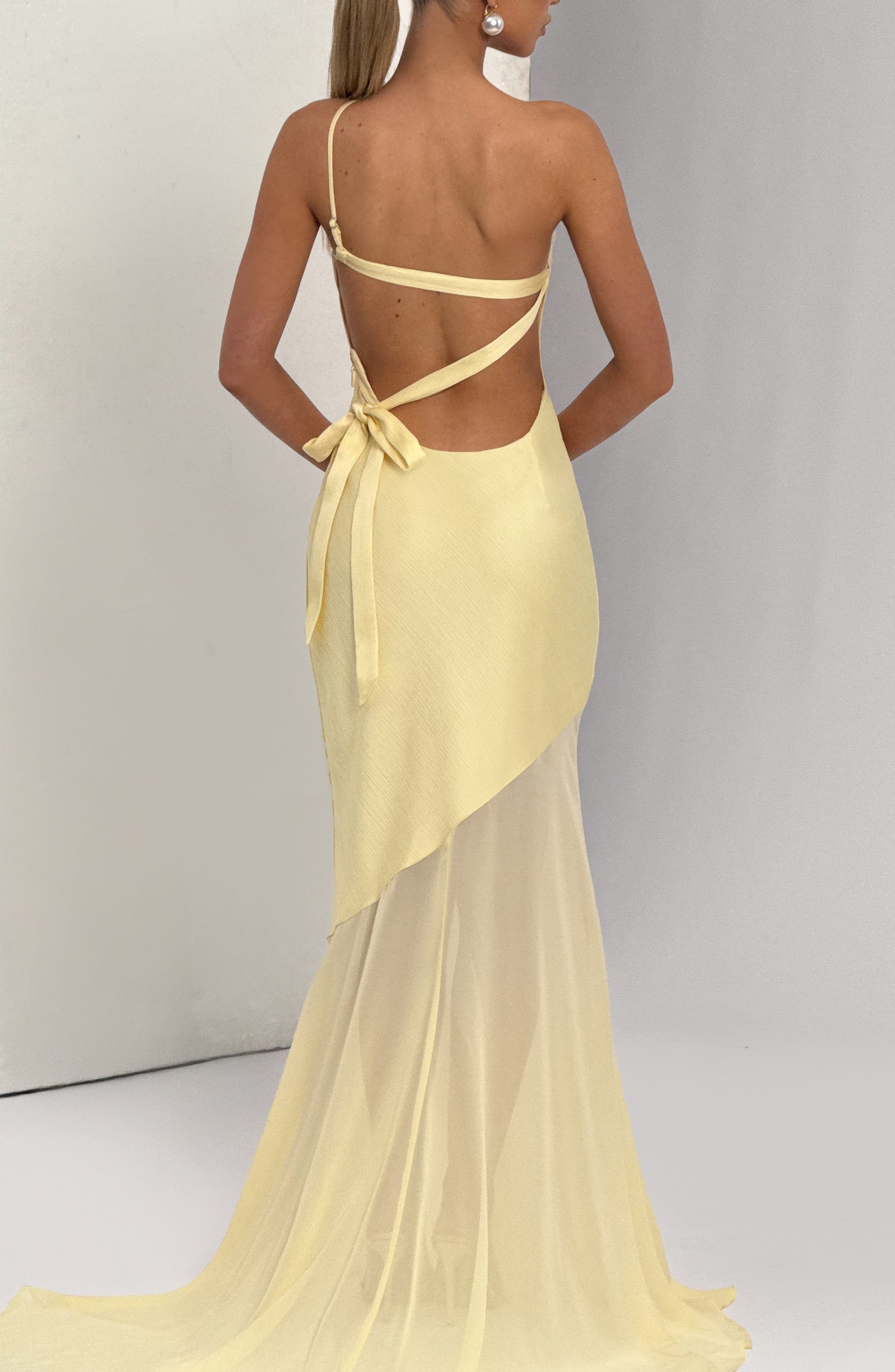 minilena Fable Gown Lemon