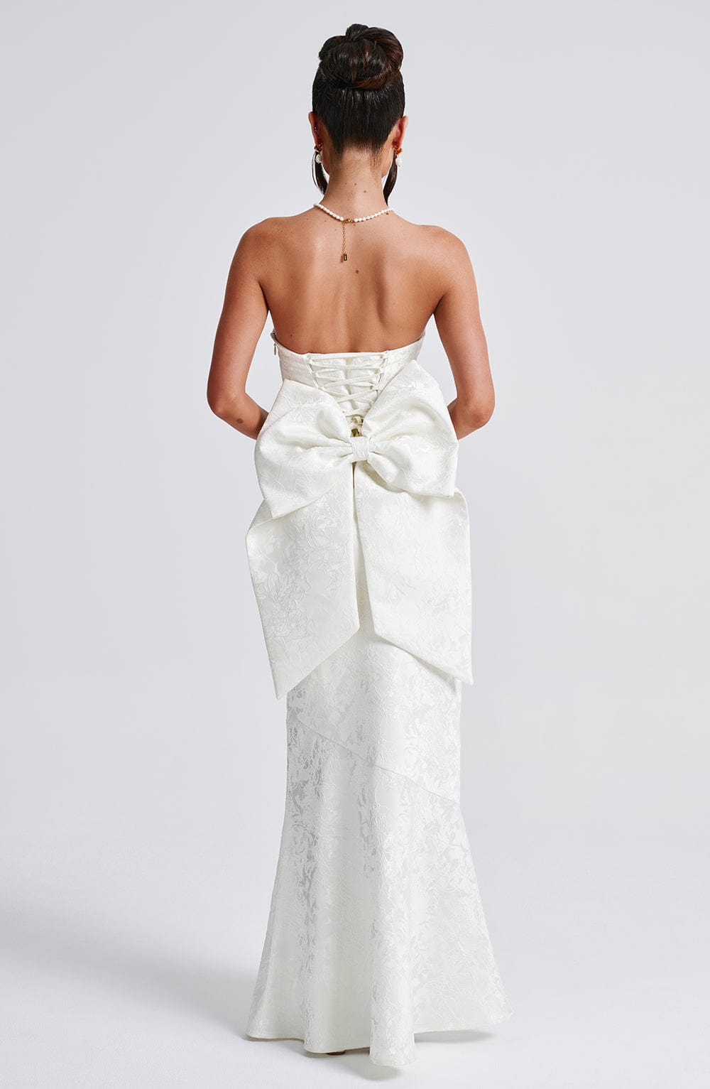 minilena Felicity Maxi Dress Ivory