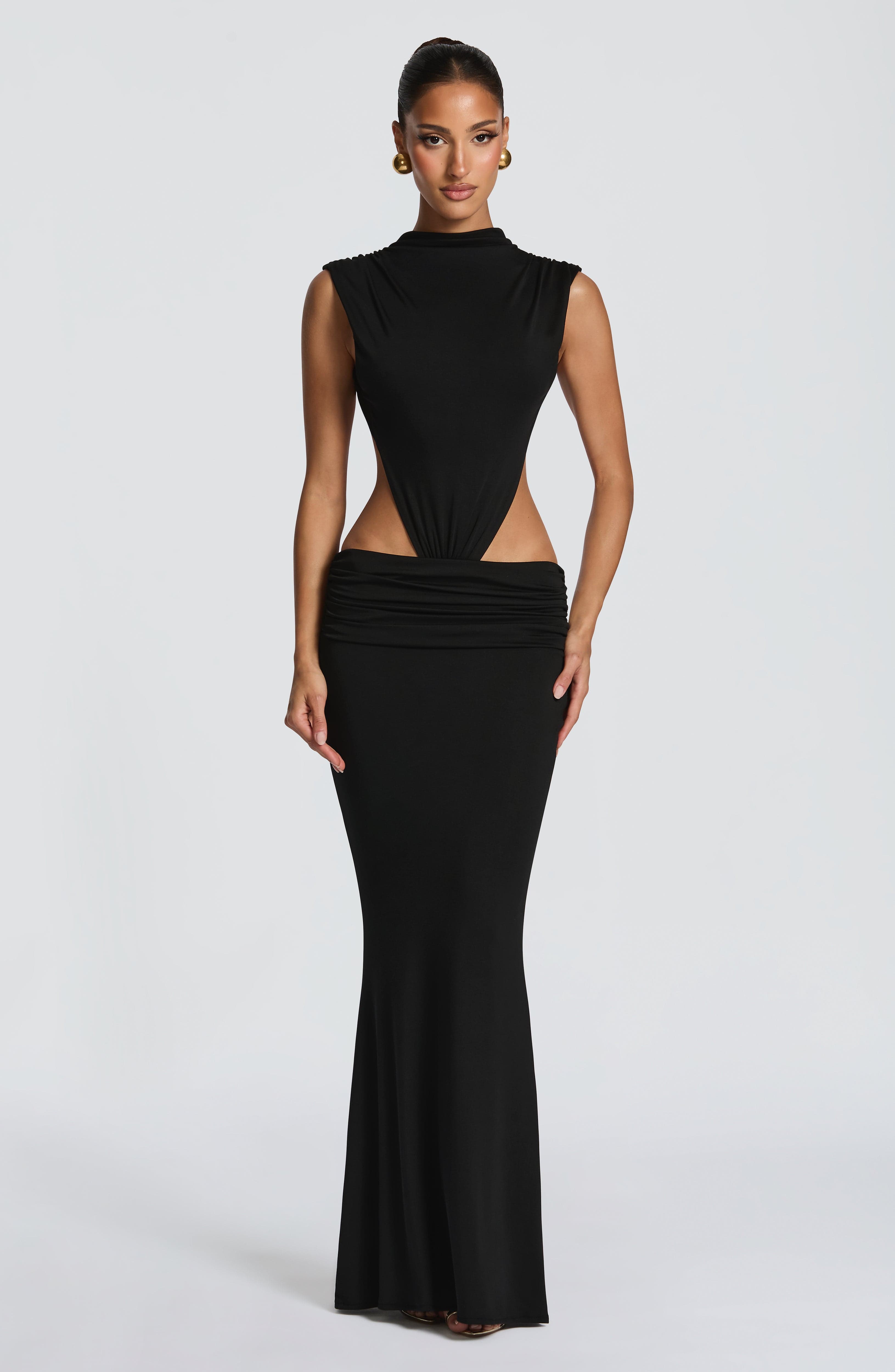 minilena Fenella Maxi Dress Black