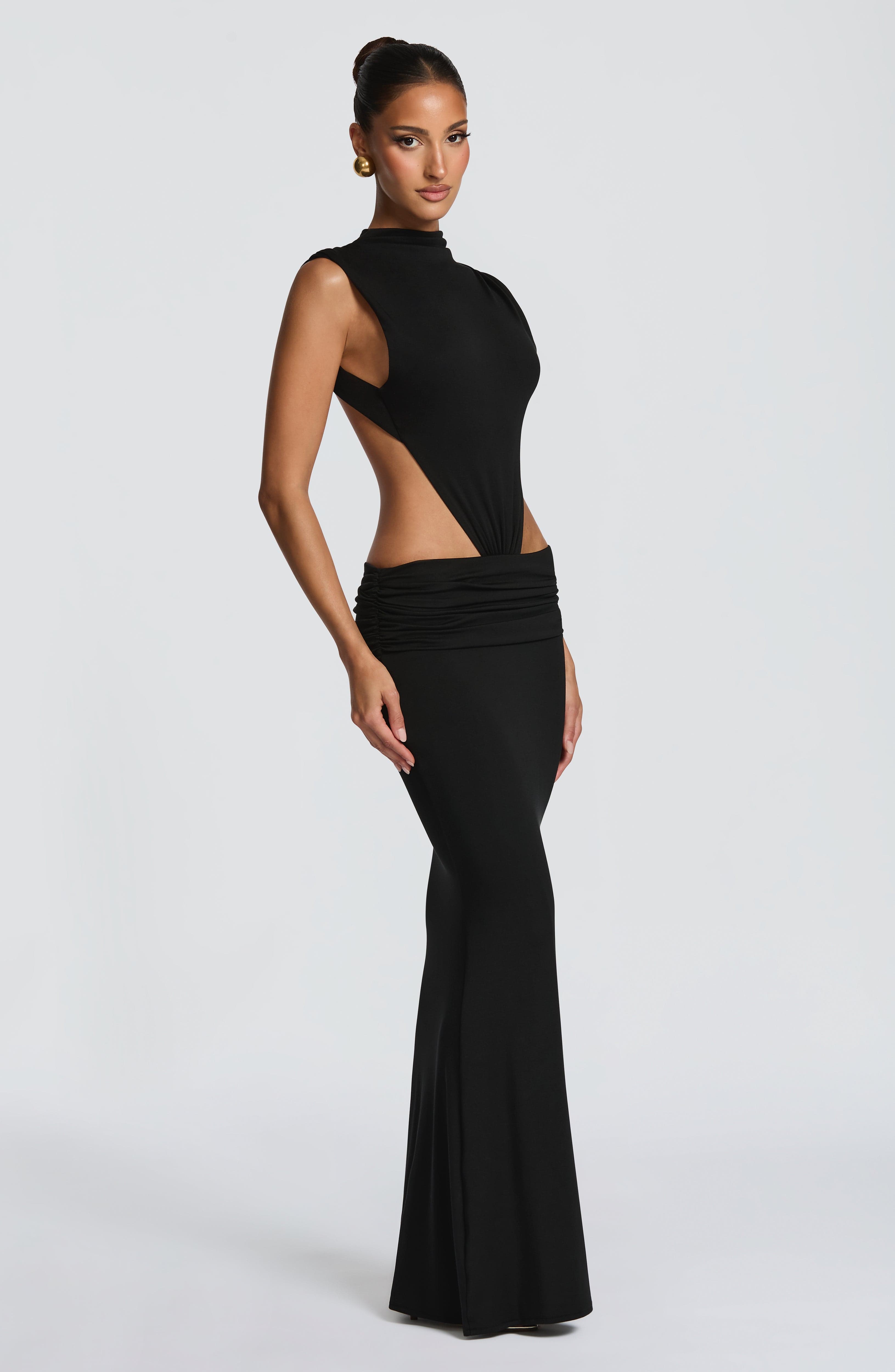 minilena Fenella Maxi Dress Black