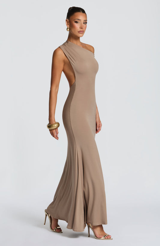minilena Fiora Maxi Dress Stone