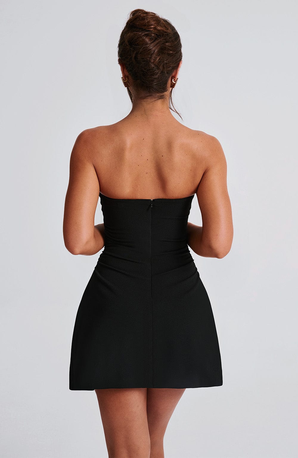 minilena Fleur Mini Dress Black