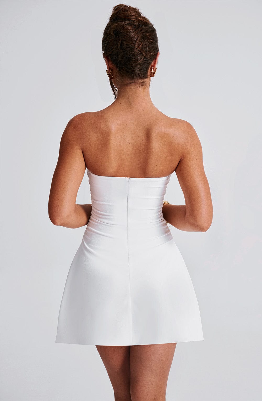 minilena Fleur Mini Dress Ivory