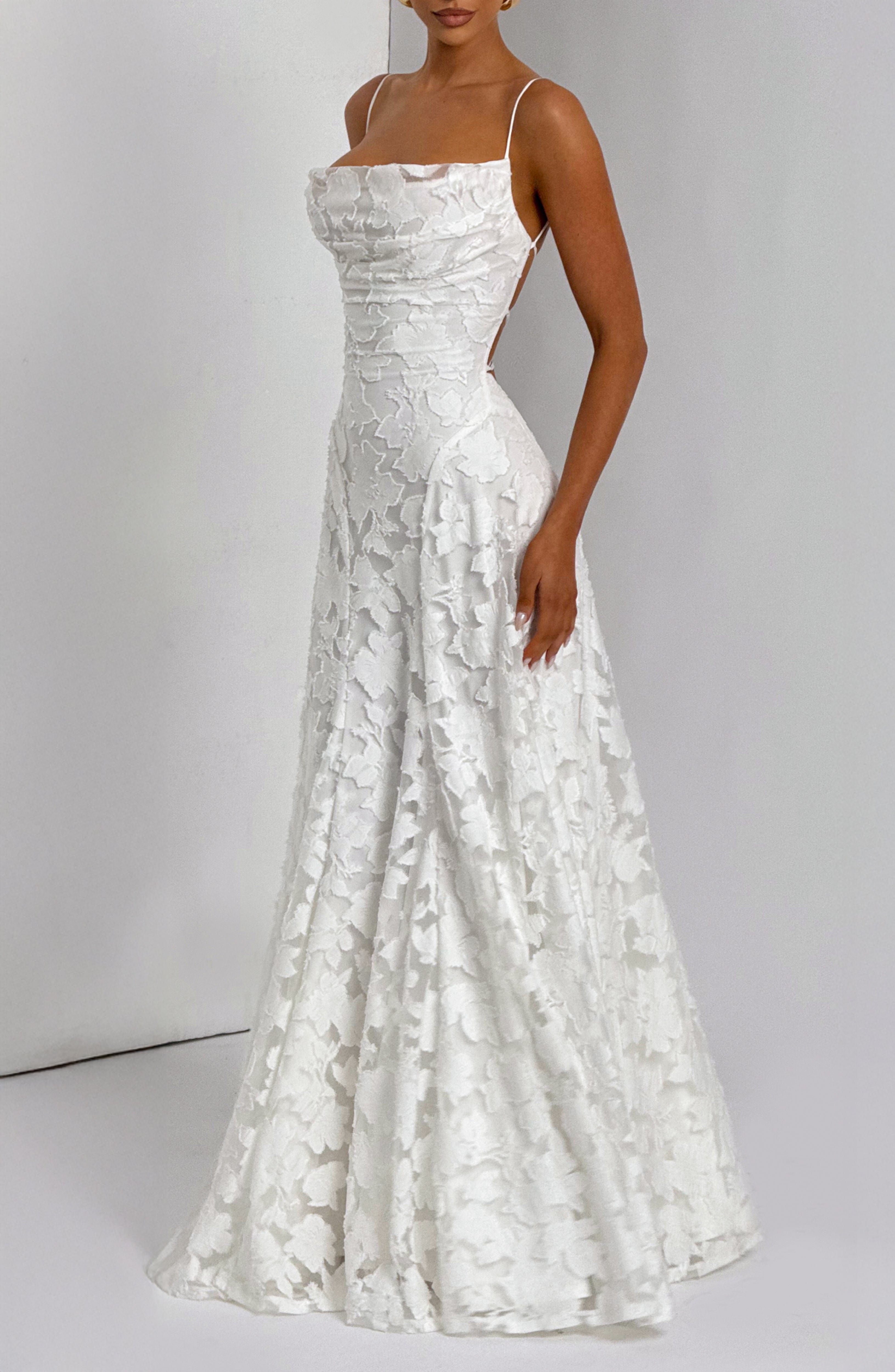 minilena Francis Maxi Dress Ivory