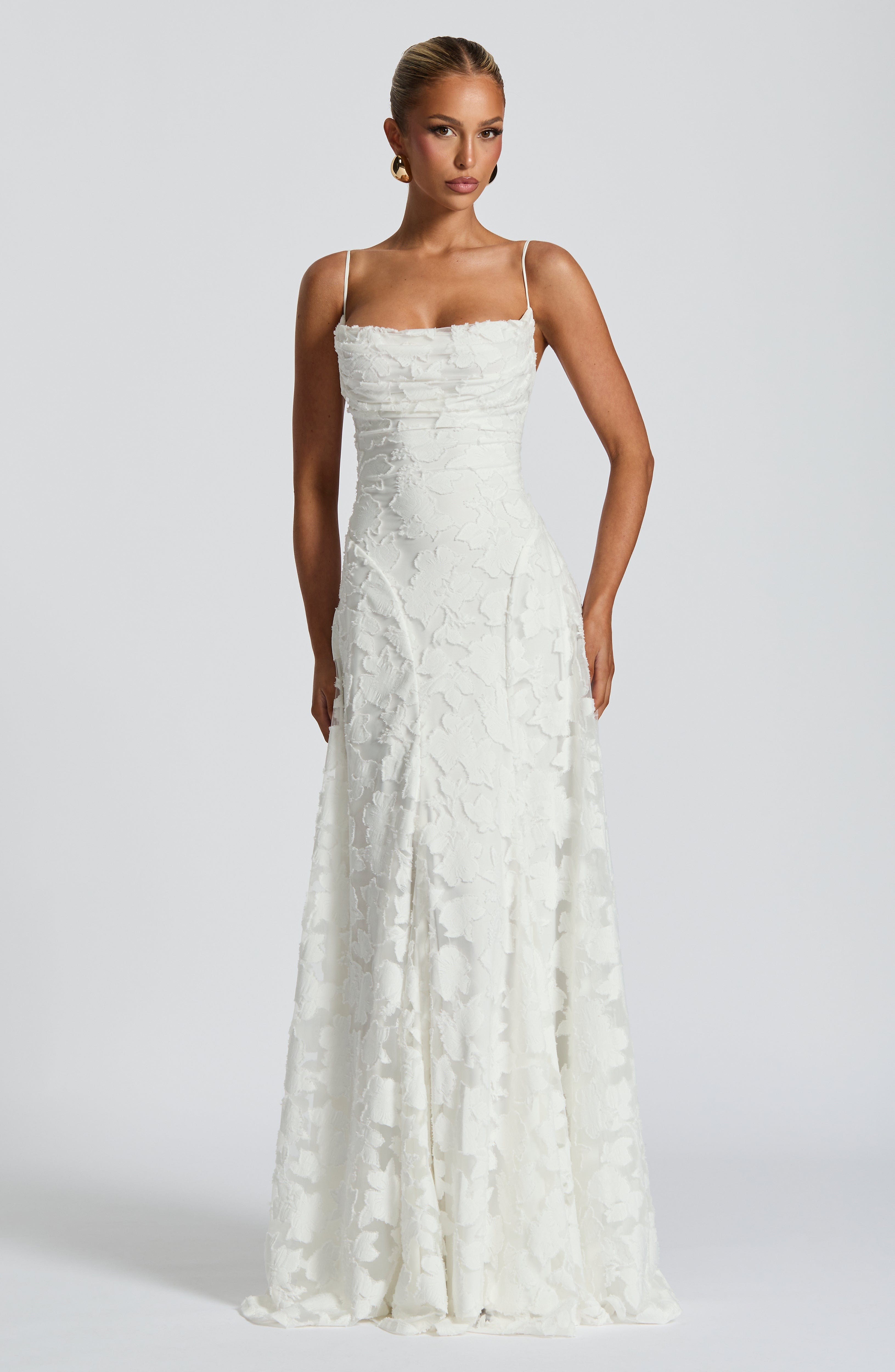 minilena Francis Maxi Dress Ivory
