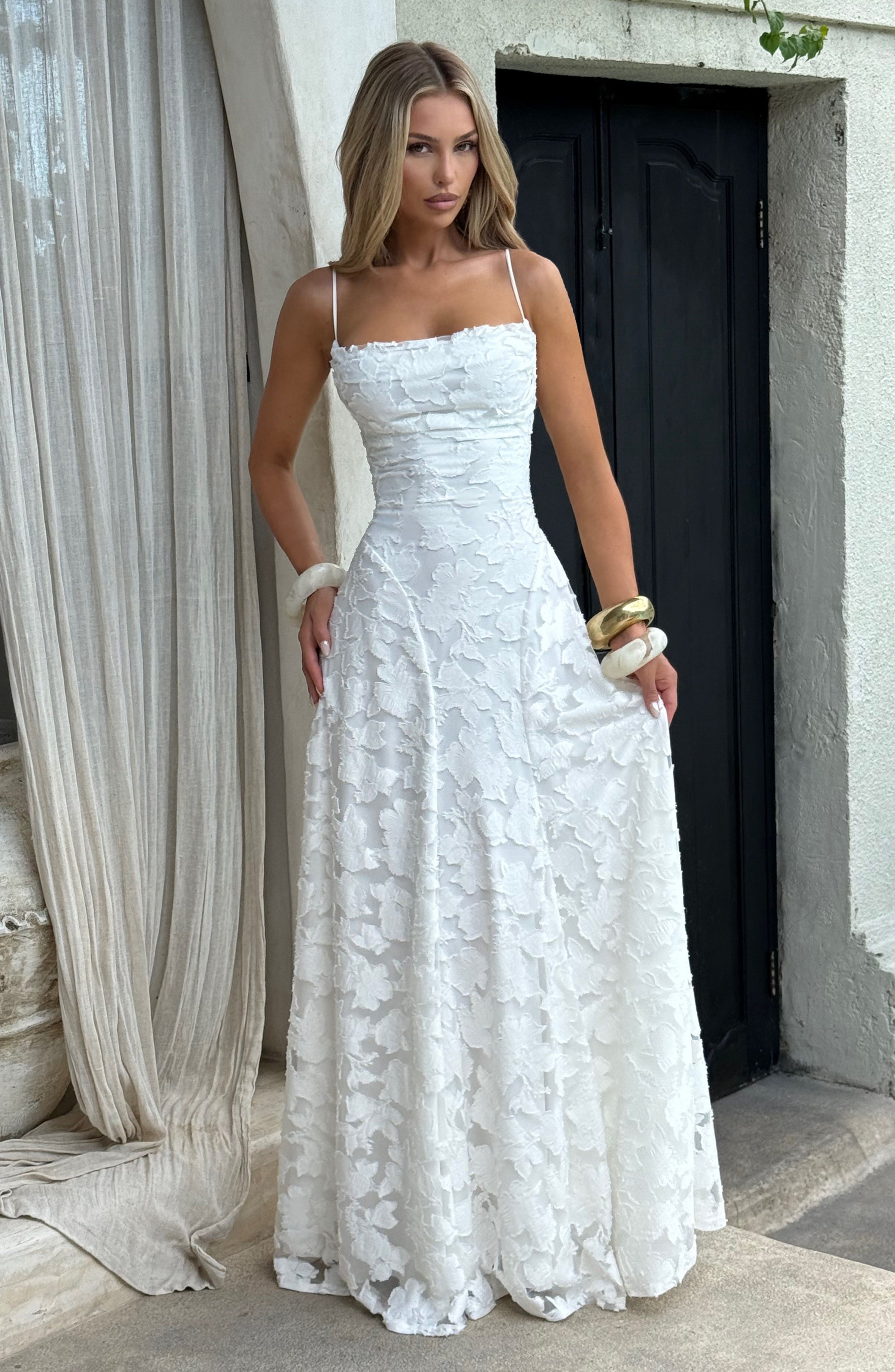 minilena Francis Maxi Dress Ivory