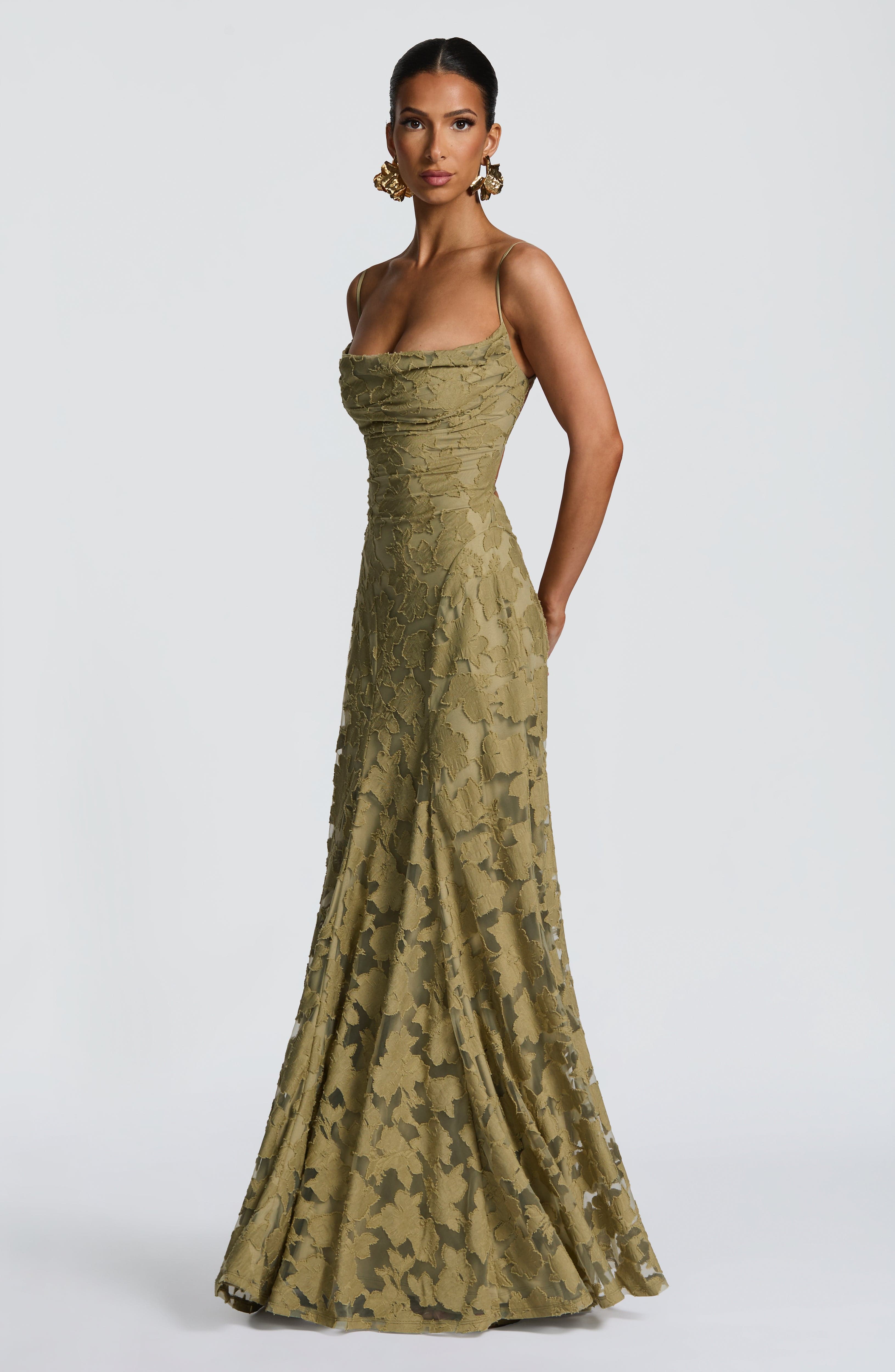 minilena Francis Maxi Dress Sage