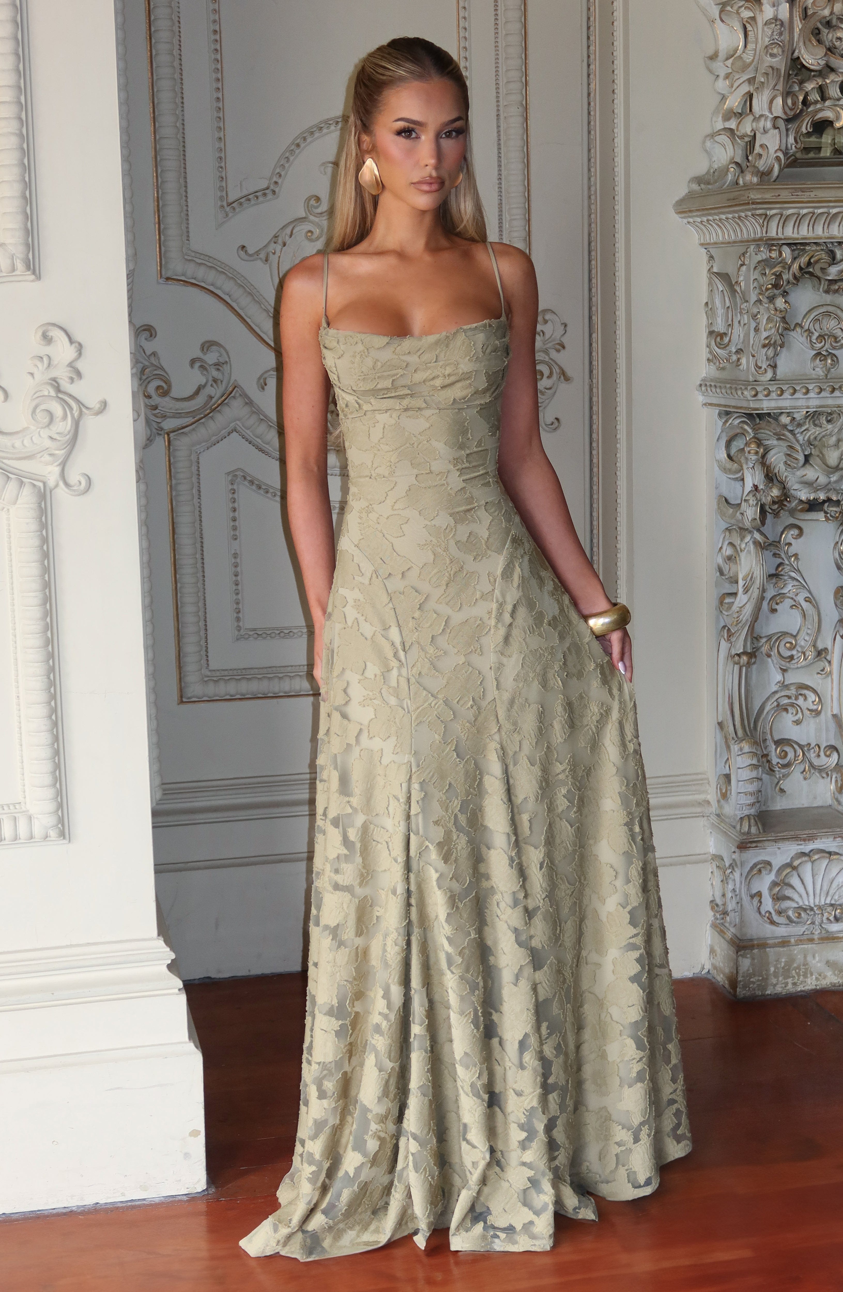 minilena Francis Maxi Dress Sage