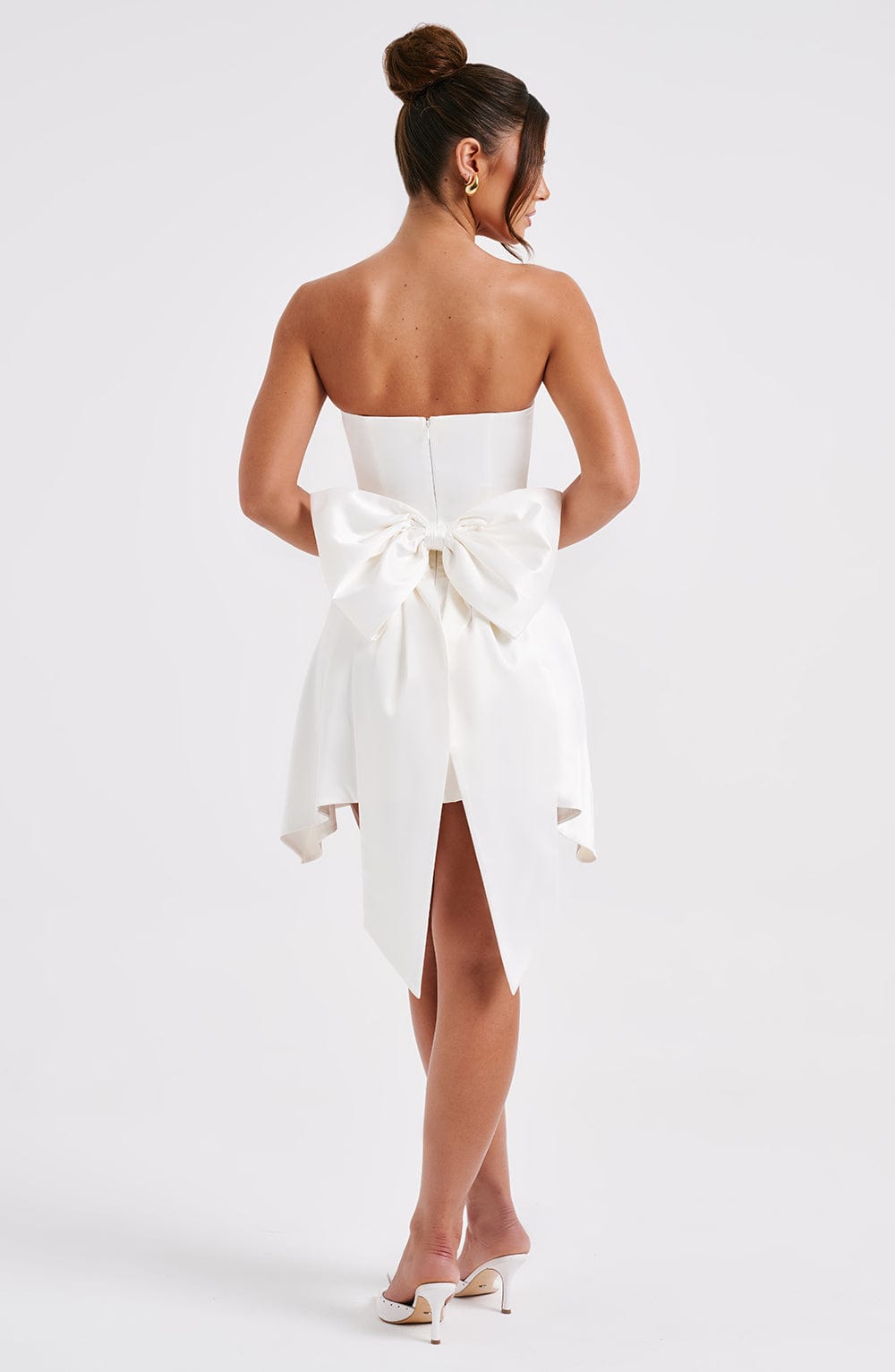 minilena Freja Mini Dress Ivory