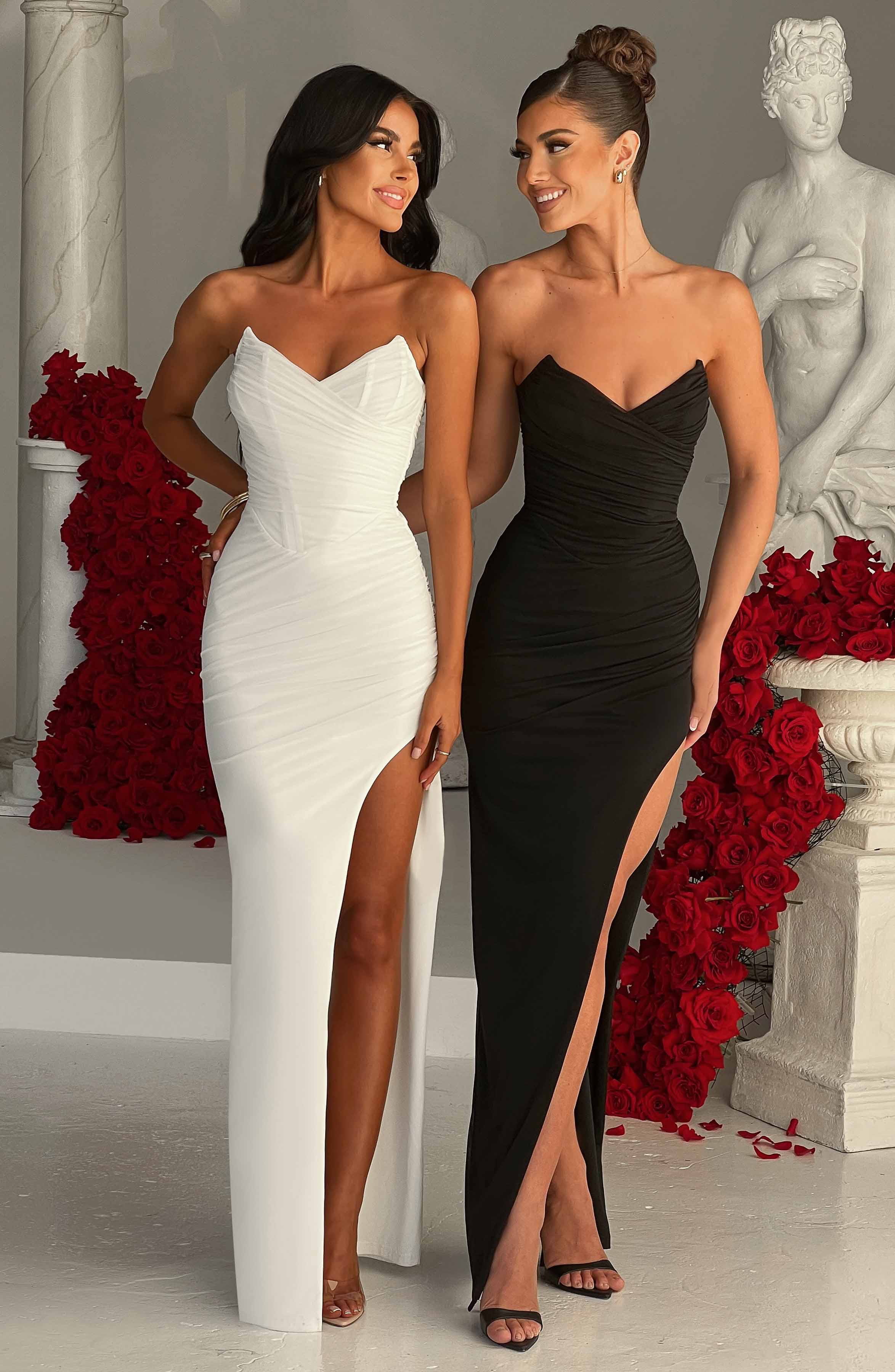 minilena Giovanna Maxi Dress Black