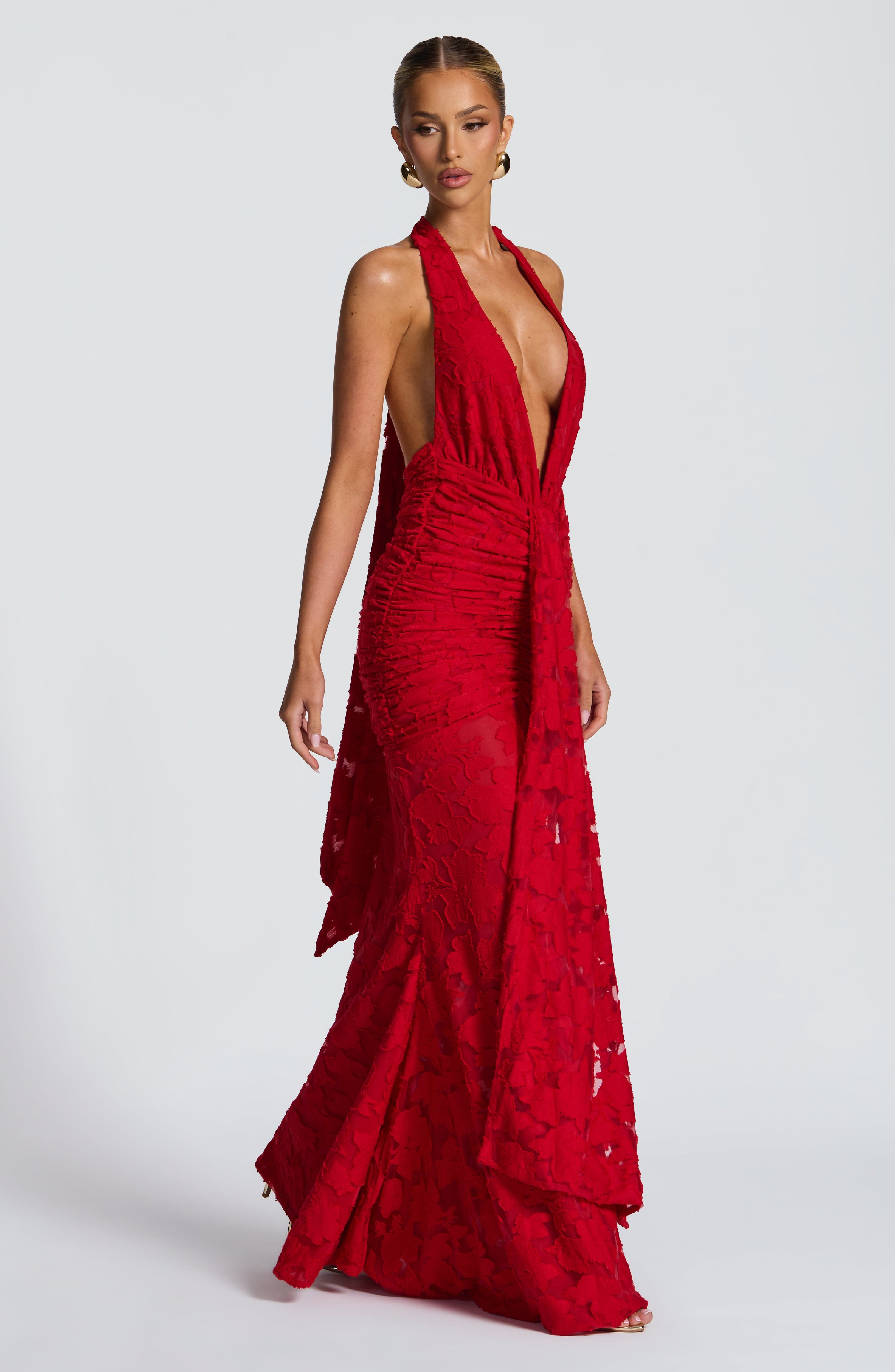 minilena Guinevere Maxi Dress Red