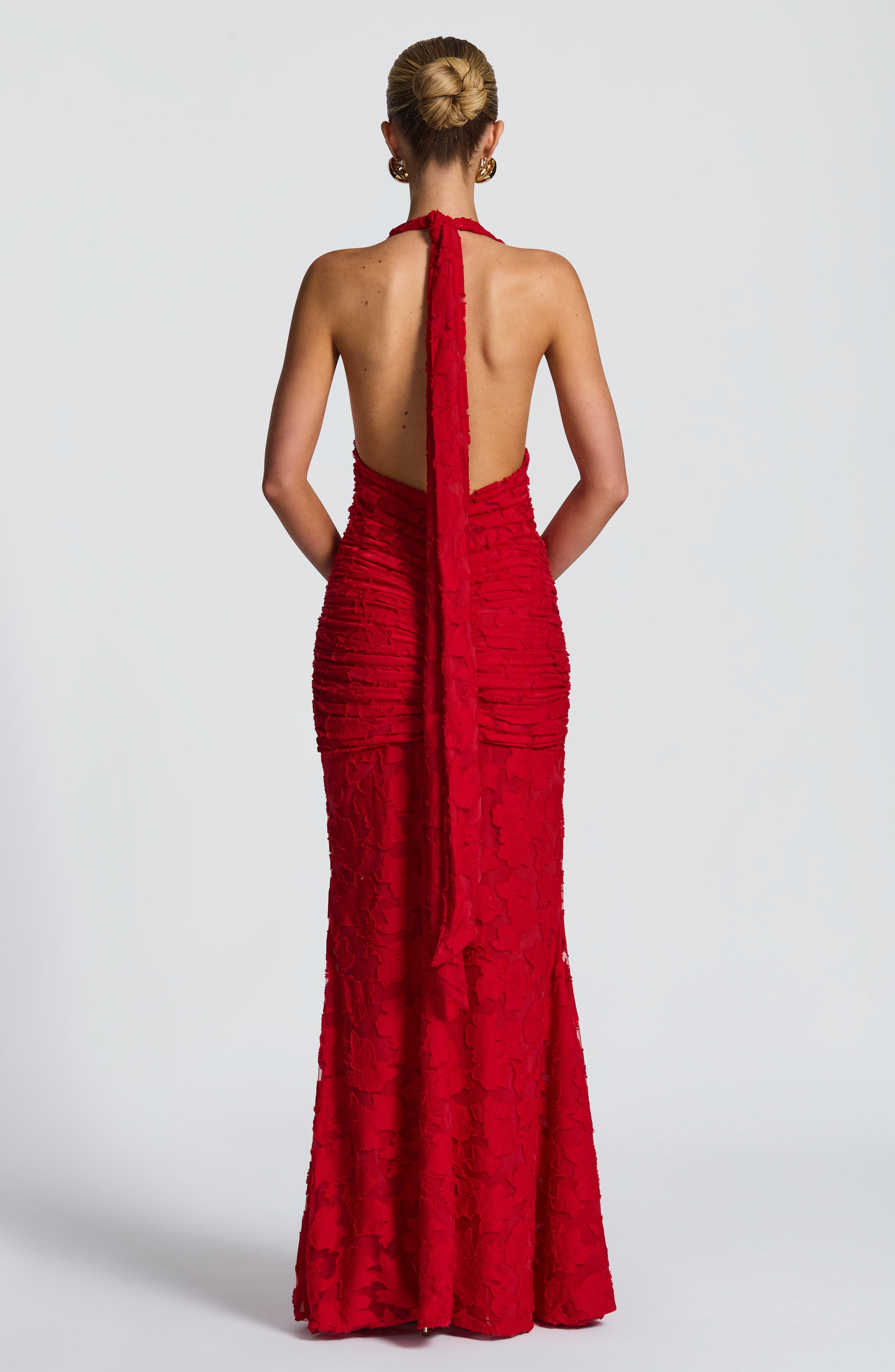 minilena Guinevere Maxi Dress Red