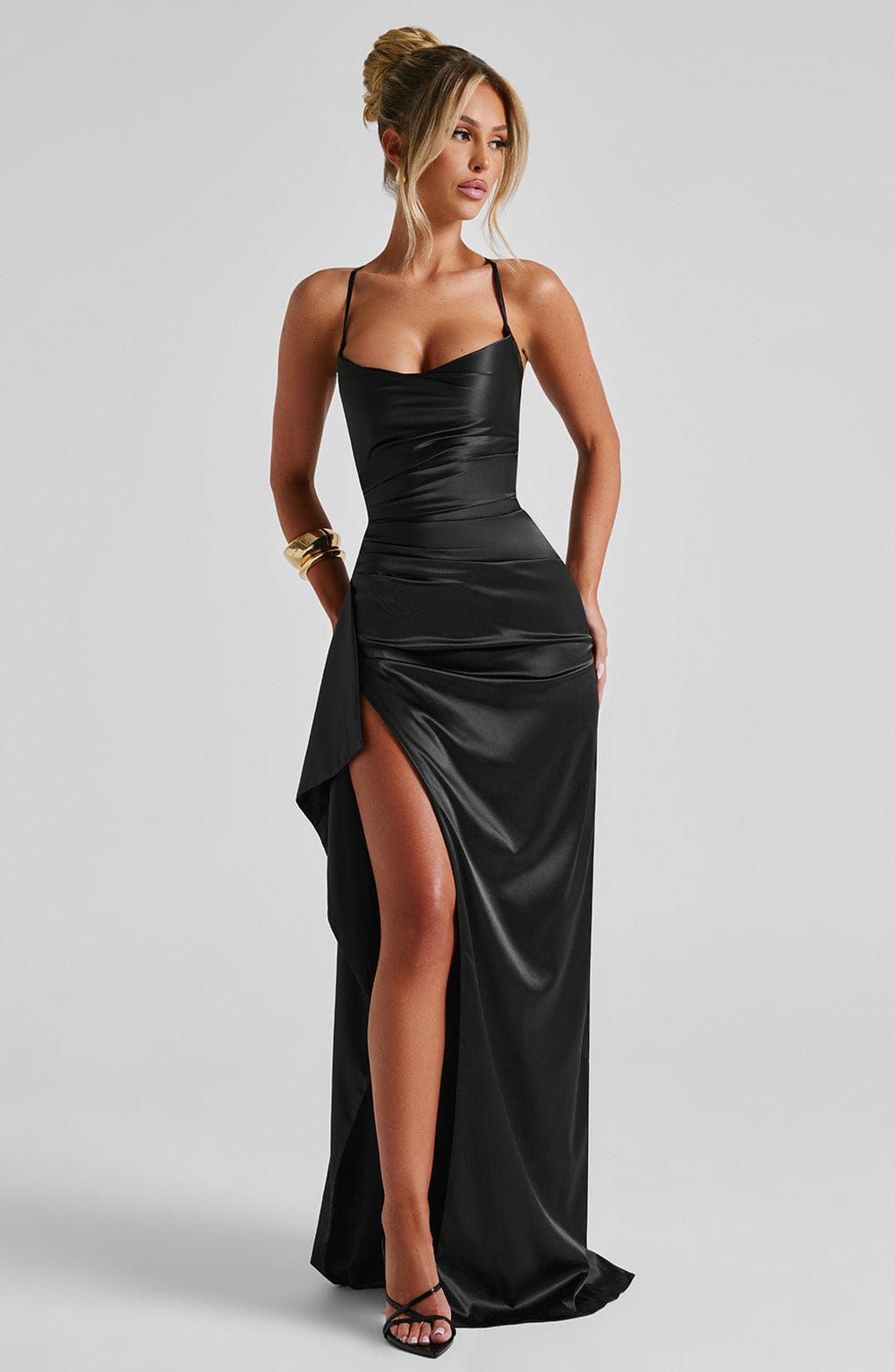 minilena Helen Maxi Dress Black
