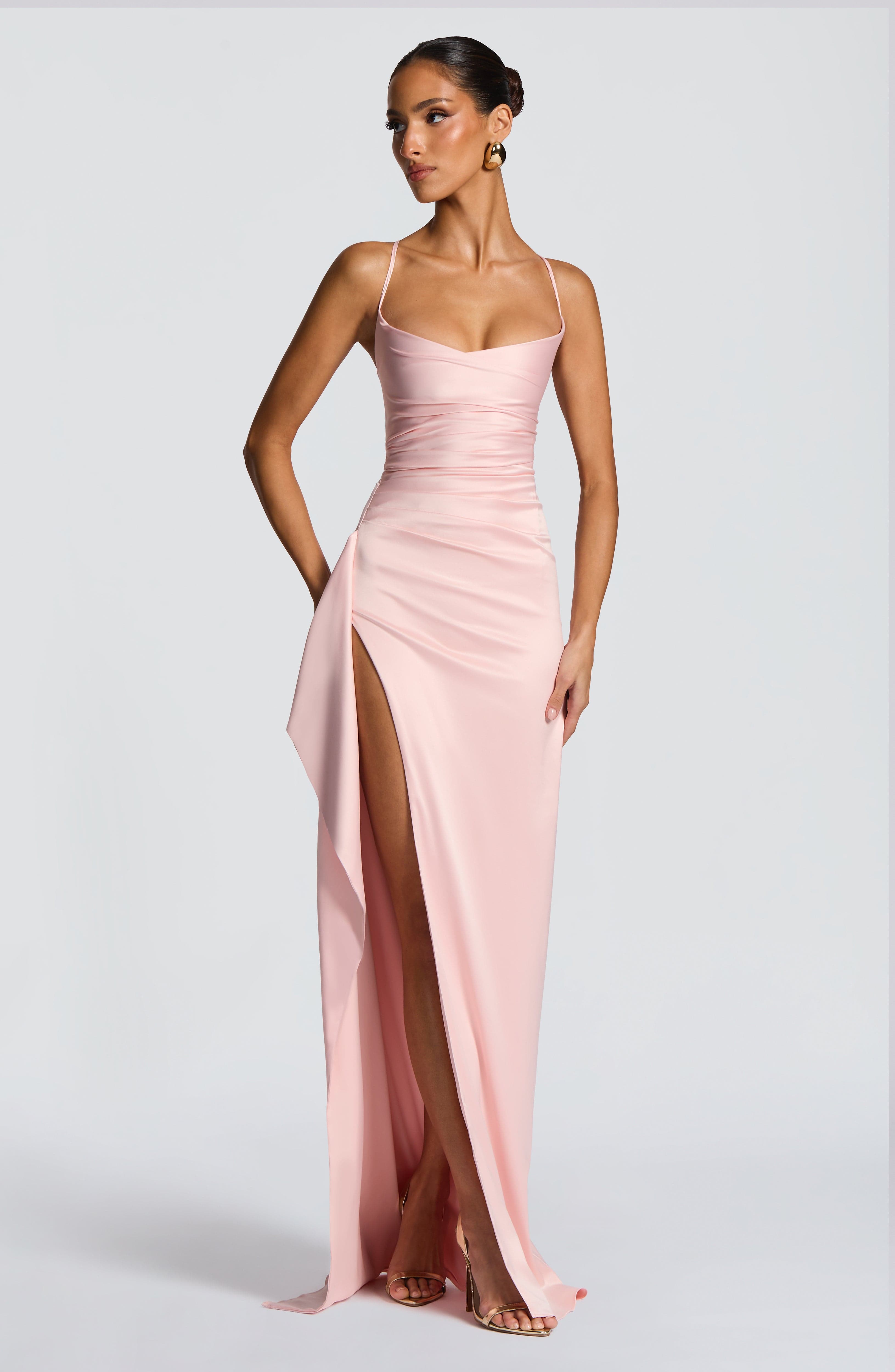 minilena Helen Maxi Dress Blush