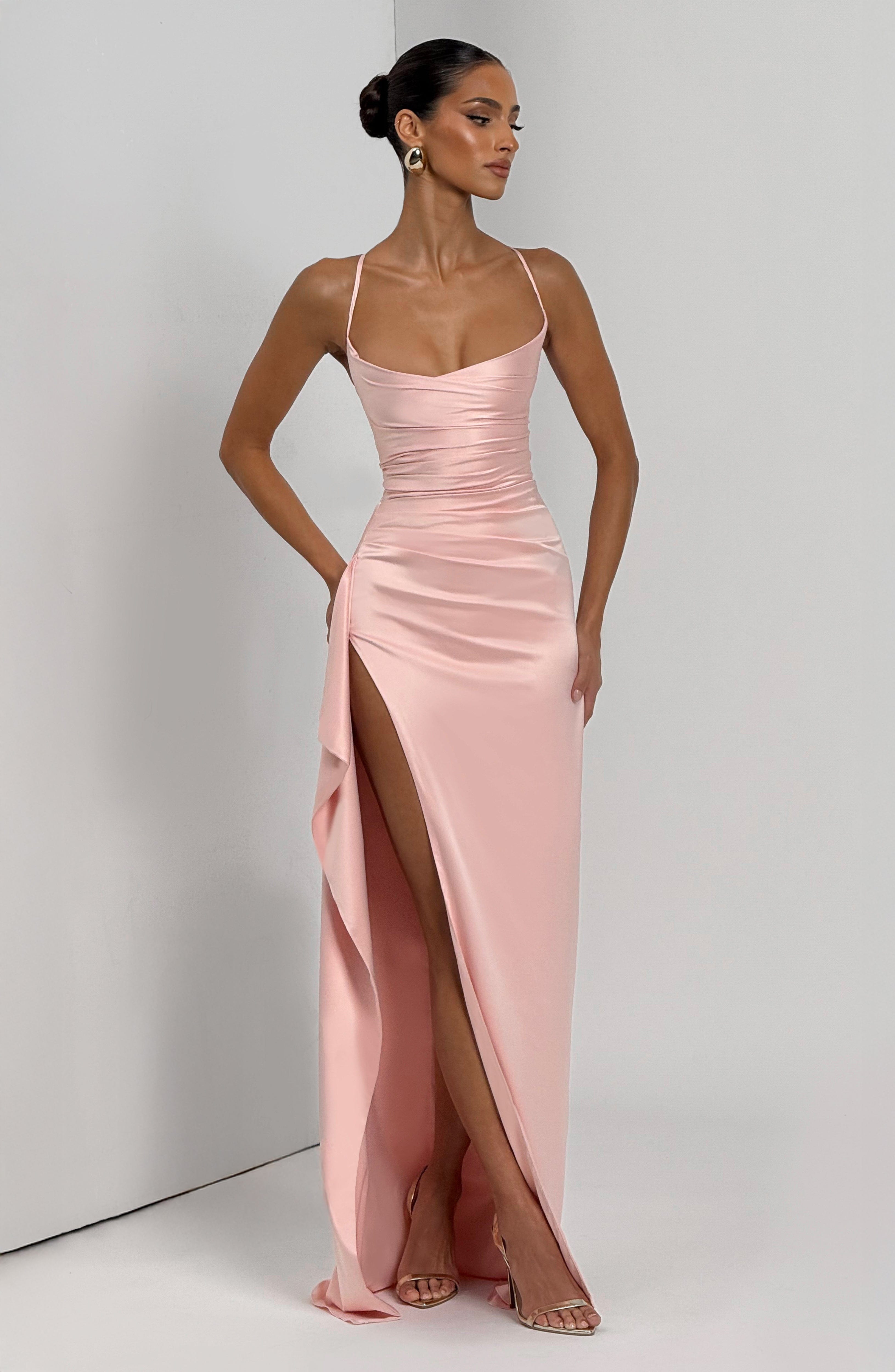 minilena Helen Maxi Dress Blush