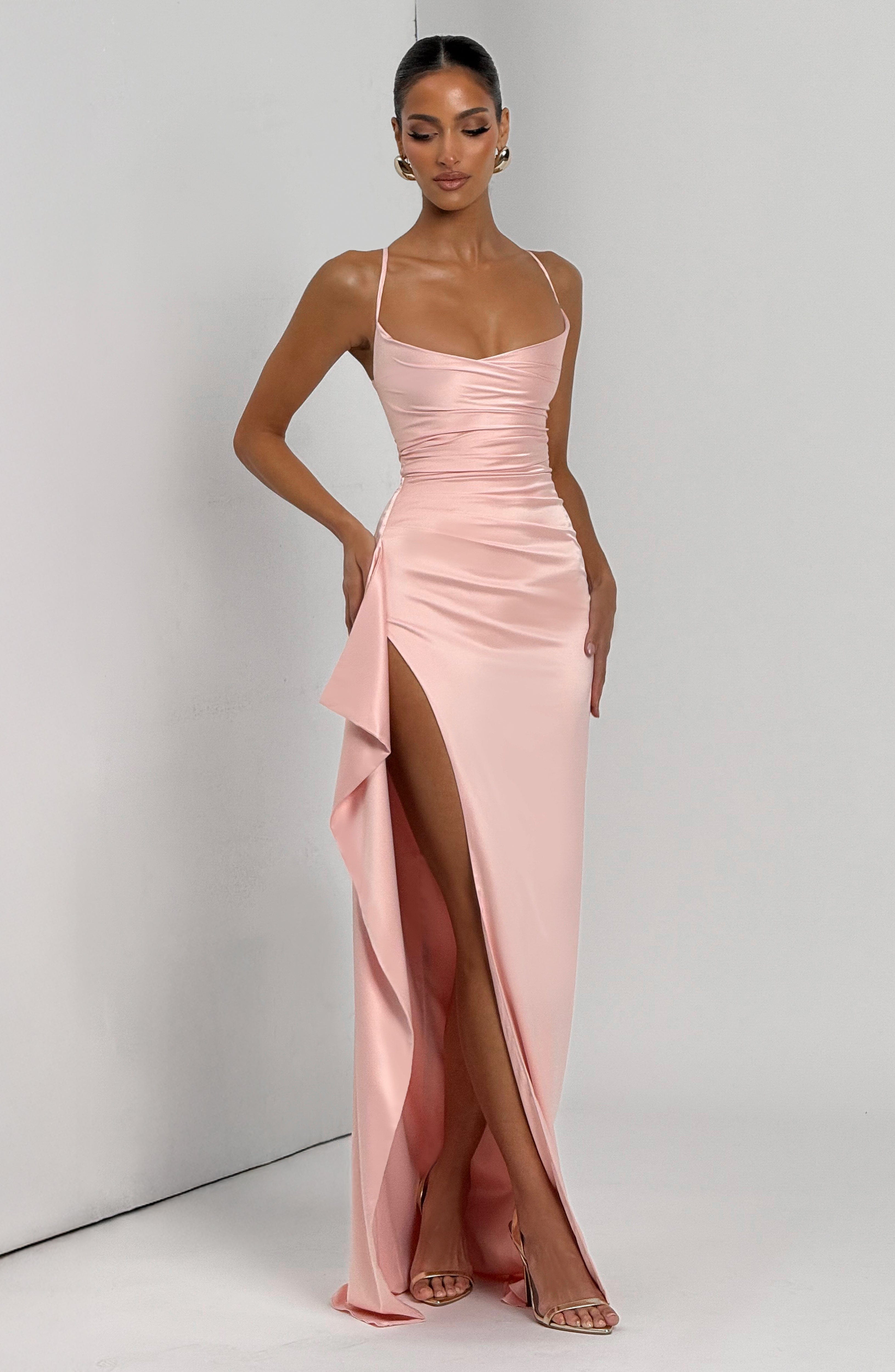 minilena Helen Maxi Dress Blush