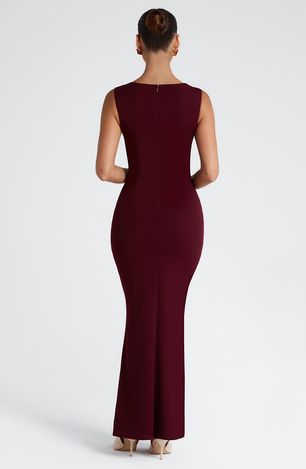 minilena Helena Maxi Dress Cherry Lacquer