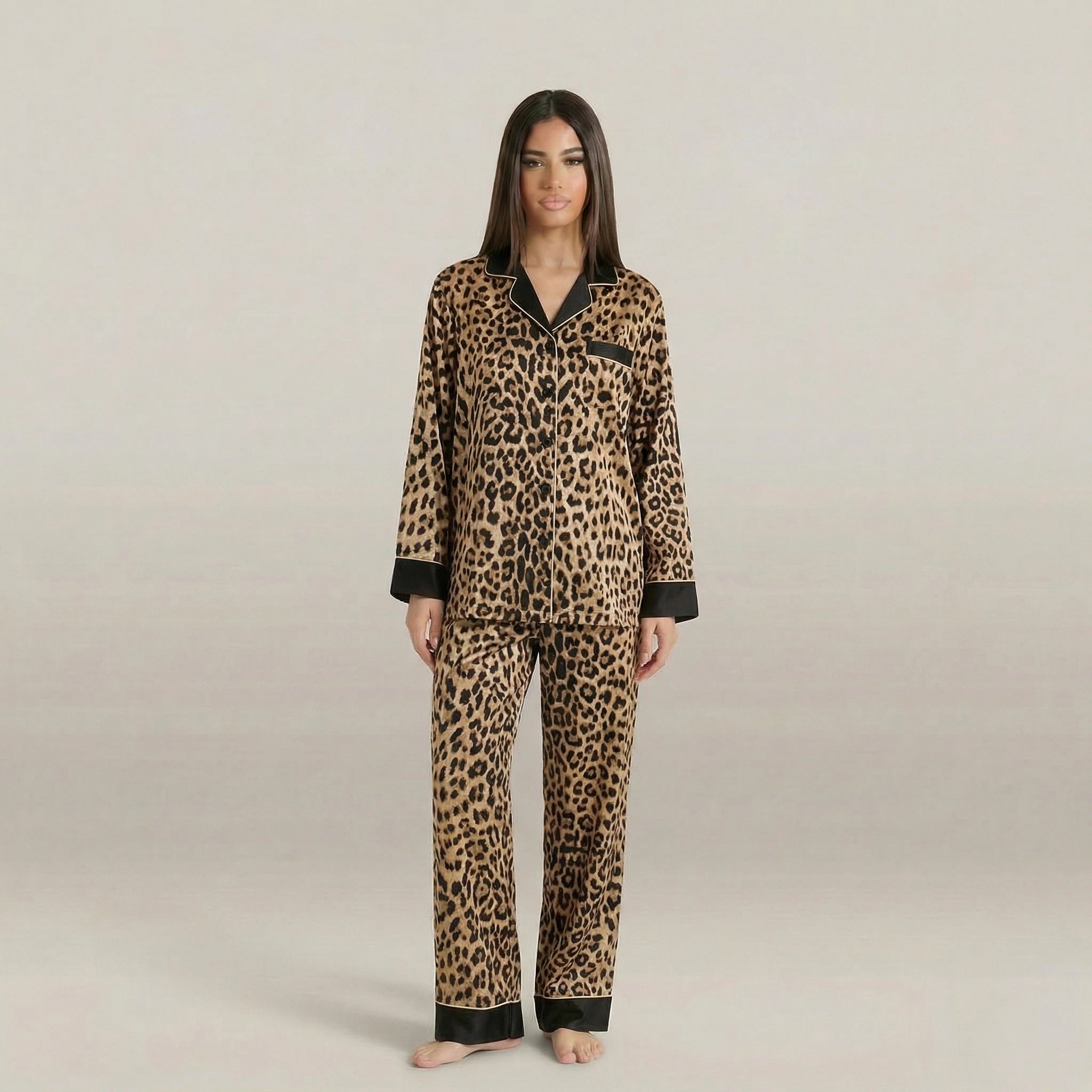 minilena Leopard Pyjama Set