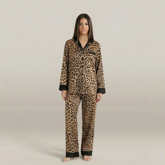 minilena Leopard Pyjama Set