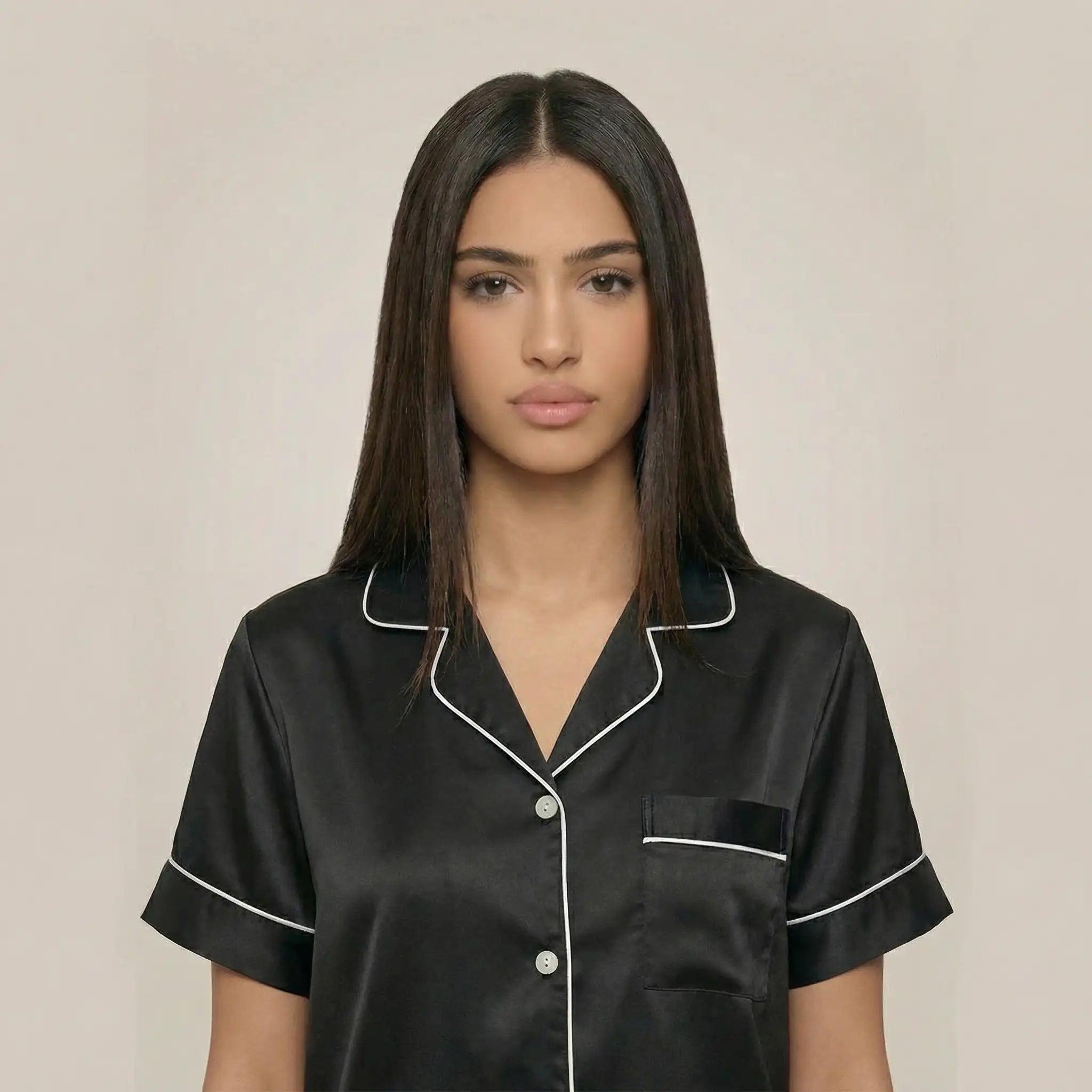 minilena Short Satin Pyjama Set