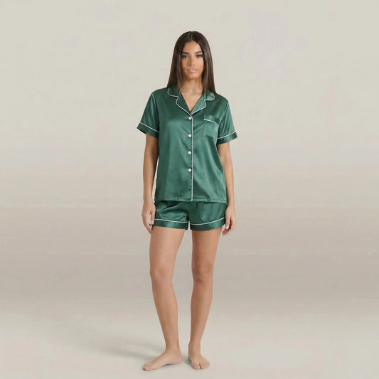 minilena Short Satin Pyjama Set