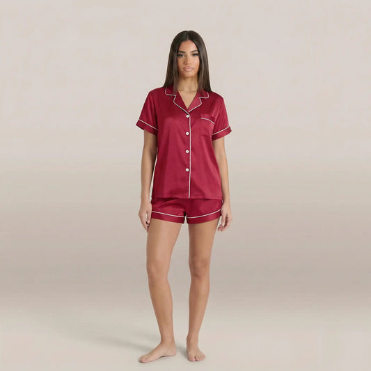 minilena Short Satin Pyjama Set