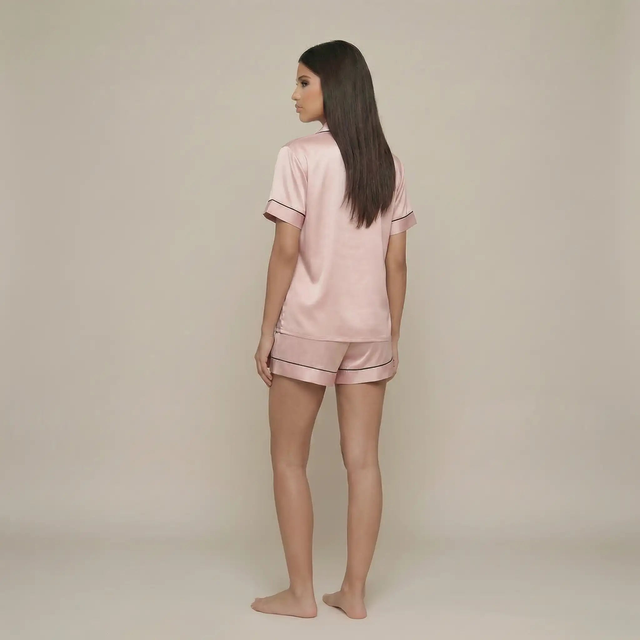 minilena Short Satin Pyjama Set