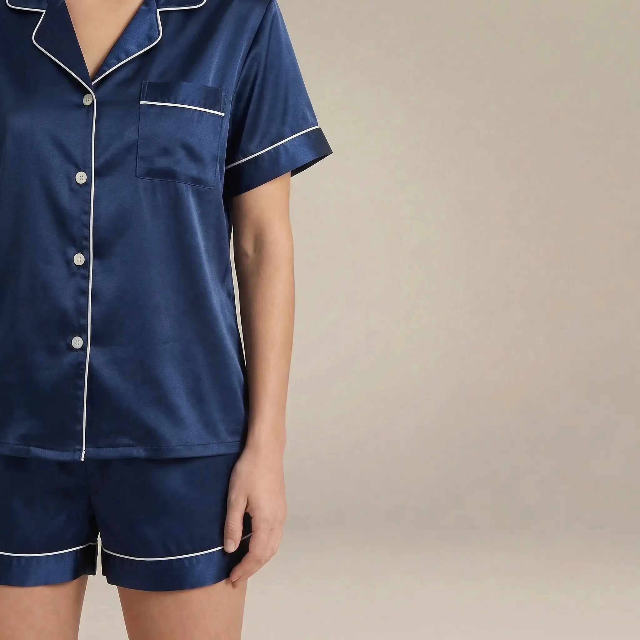 minilena Short Satin Pyjama Set