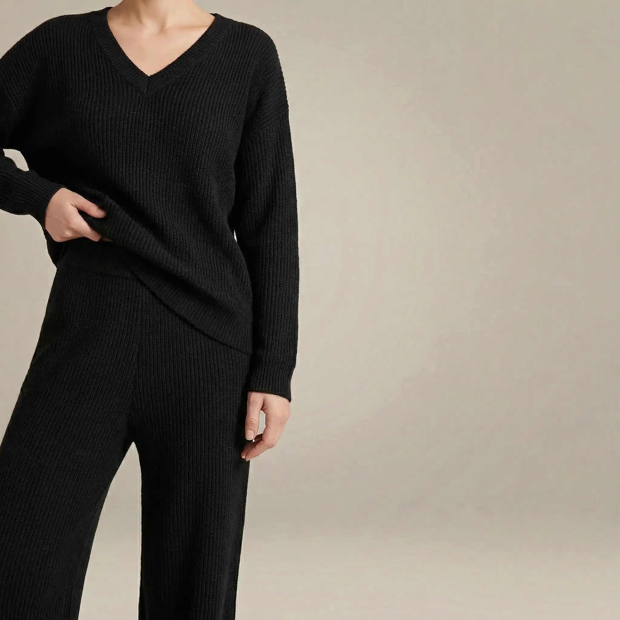 minilena V-Knitt Pyjama Set