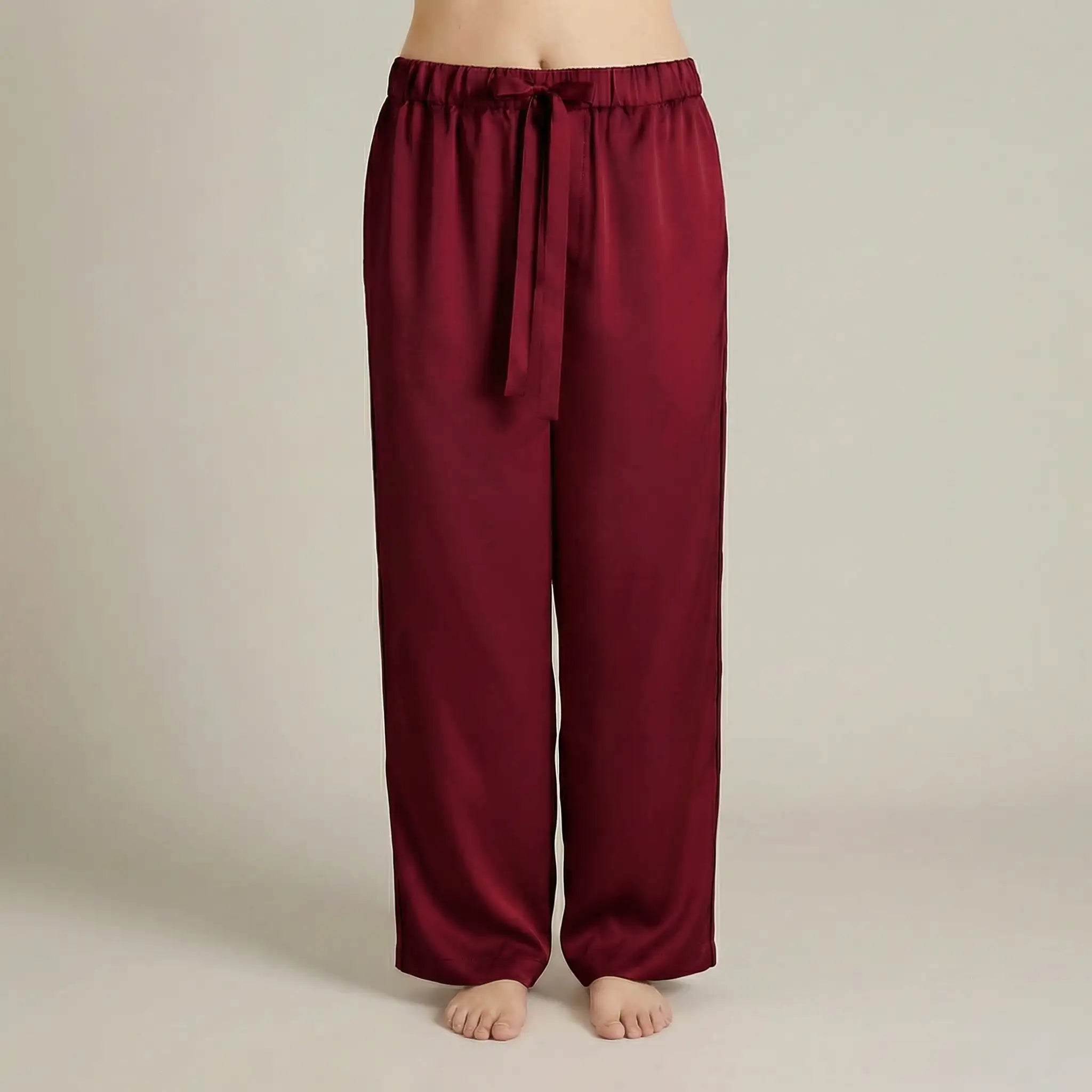 minilena Low Cut Satin Pyjama Set